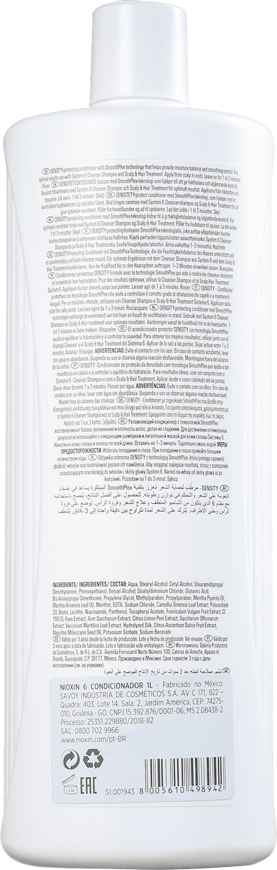 Nioxin System 6 Scalp Revitalizing - Condicionador 1000ml