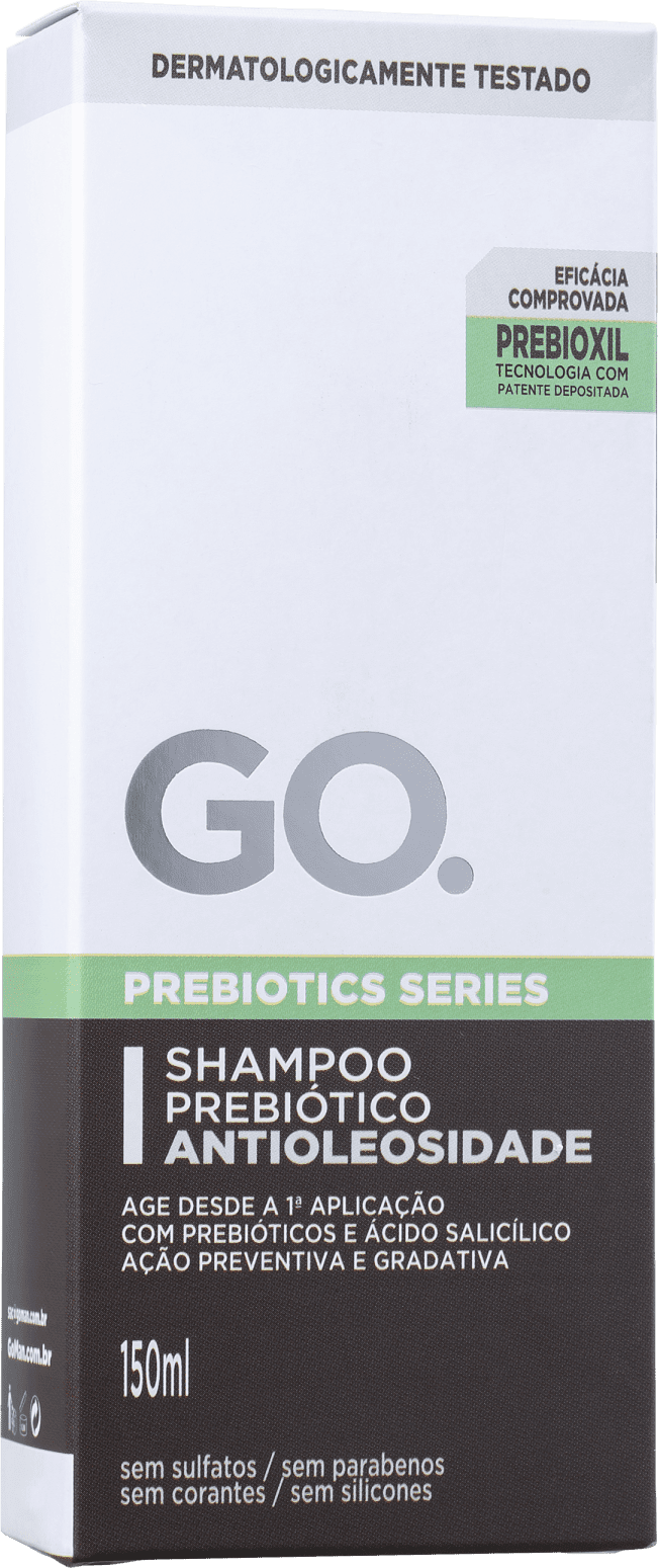 Go Man Prebiótico Antioleosidade - Shampoo 150ml
