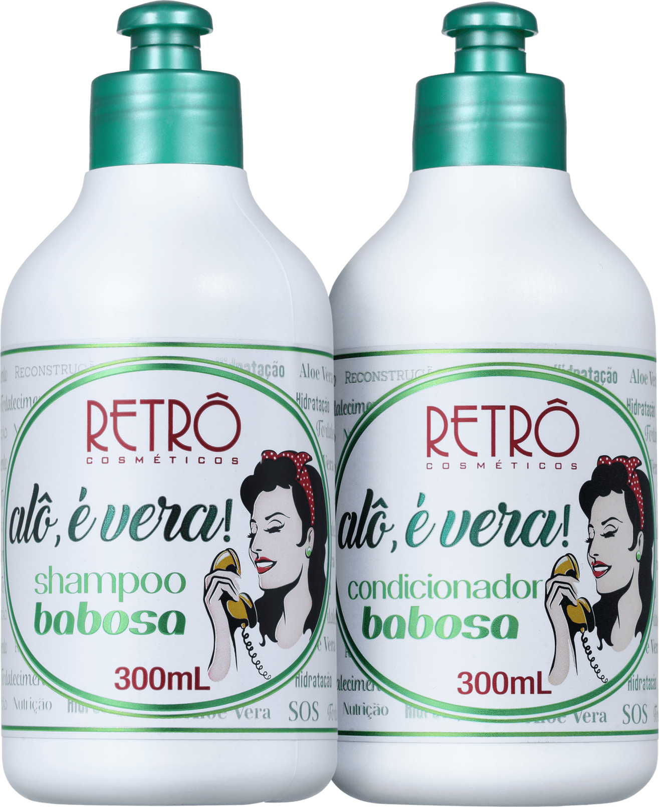 Kit Retrô Cosméticos Alô, É Vera! Babosa Duo (2 Produtos)