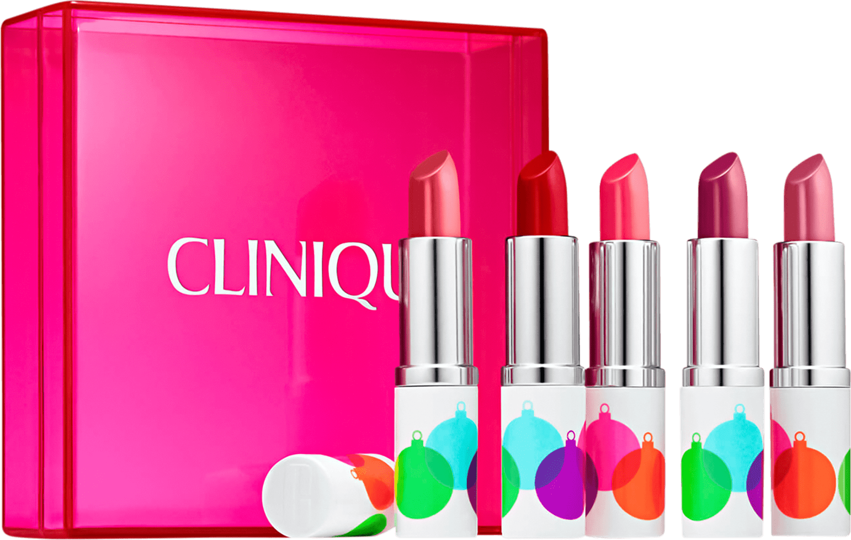 Kit Clinique Holiday Lip Pop Color + Primer (5 Produtos)