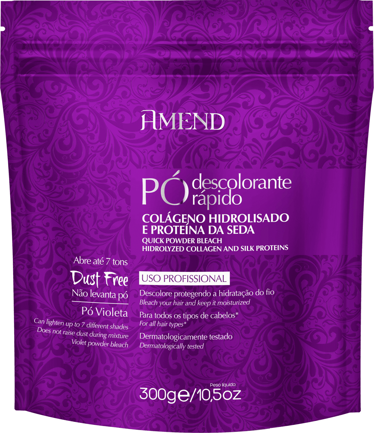 Amend Colágeno e Proteína da Seda - Pó Descolorante 300g