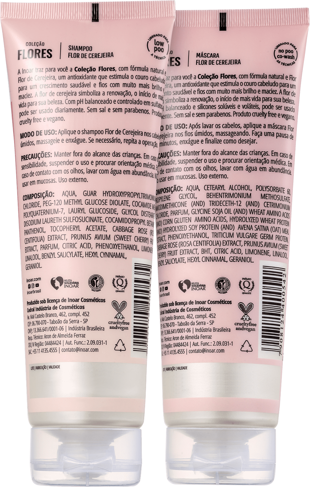 Kit Inoar Coleção Flores Flor de Cerejeira Duo (2 Produtos)