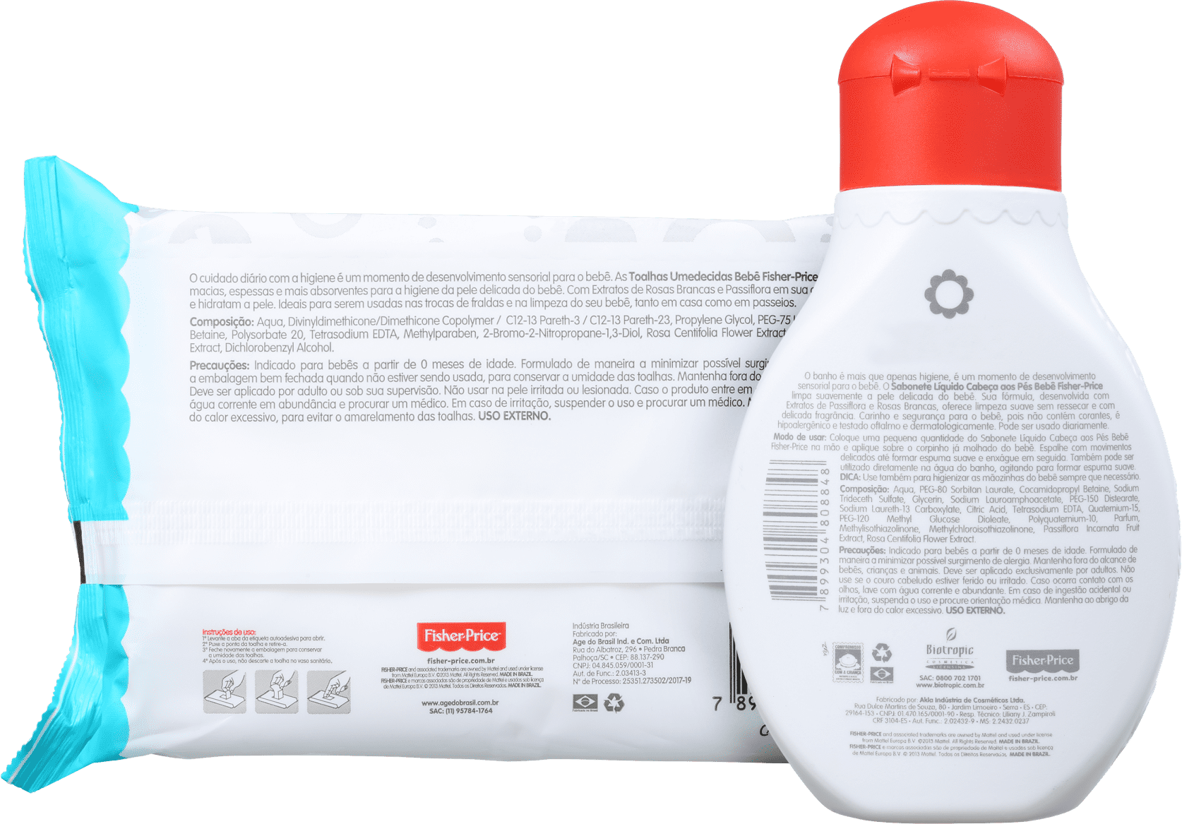Kit Fisher-Price Bebê Limpeza (2 Produtos)