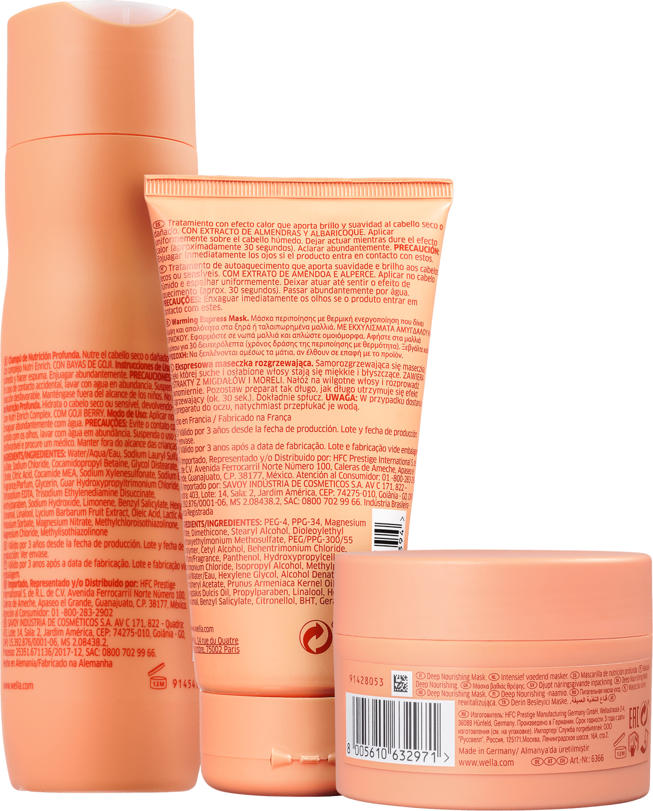 Kit Wella Professionals Invigo Nutri-Enrich Express Trio (3 Produtos)