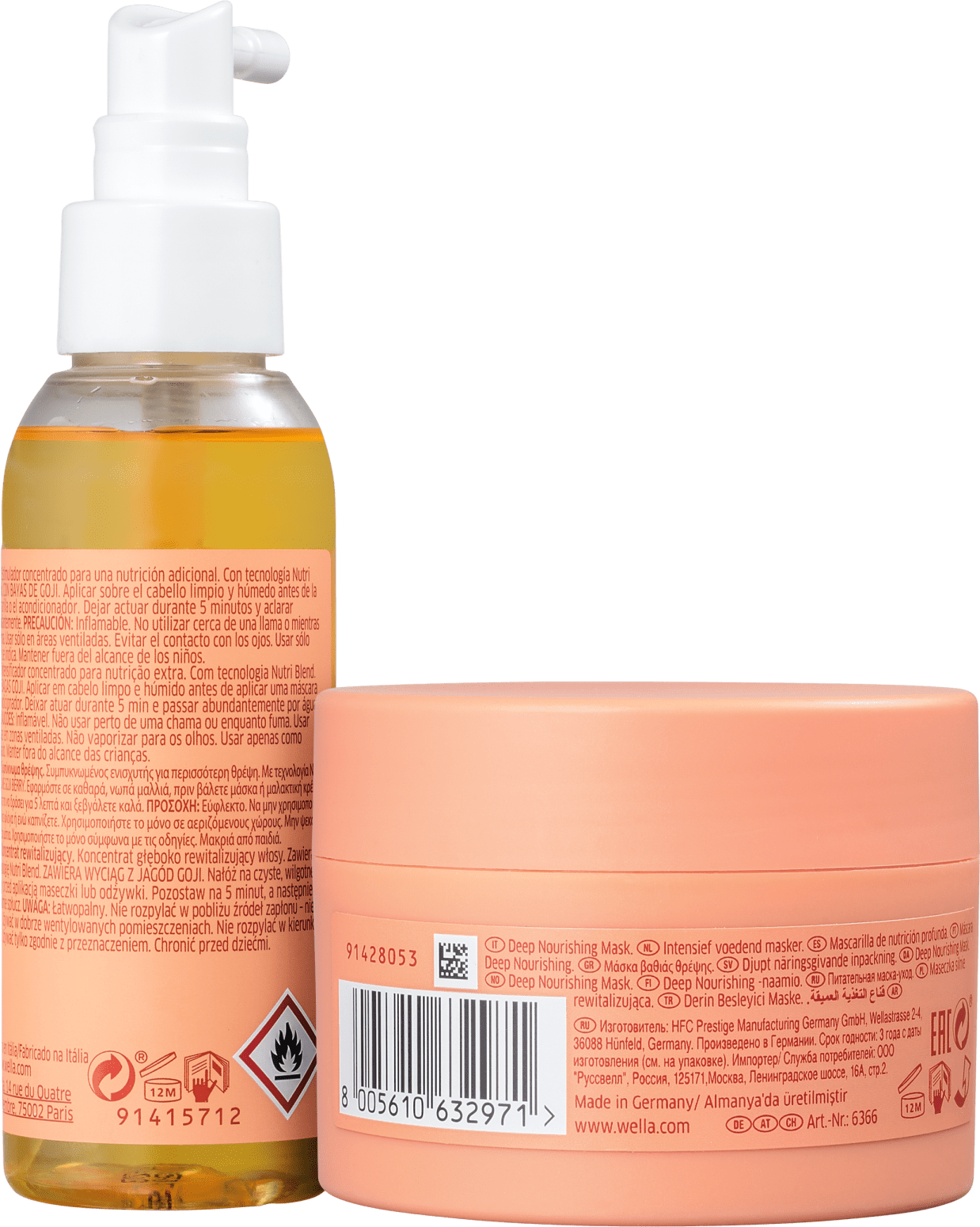 Kit Wella Professionals Invigo Nutri-Enrich Booster Duo (2 Produtos)