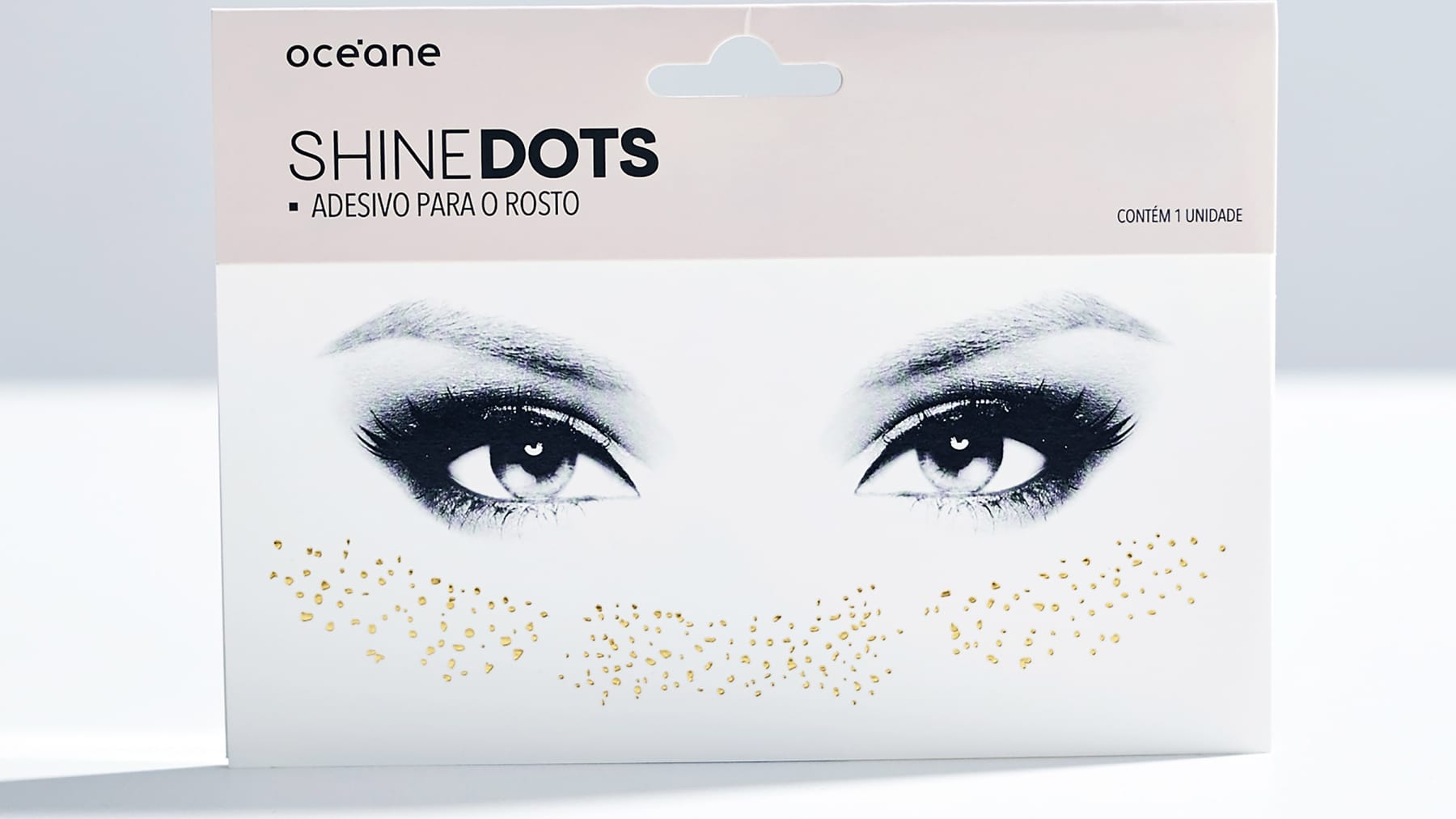 Shine Dots Dourado - Adesivos para o rosto SD1
