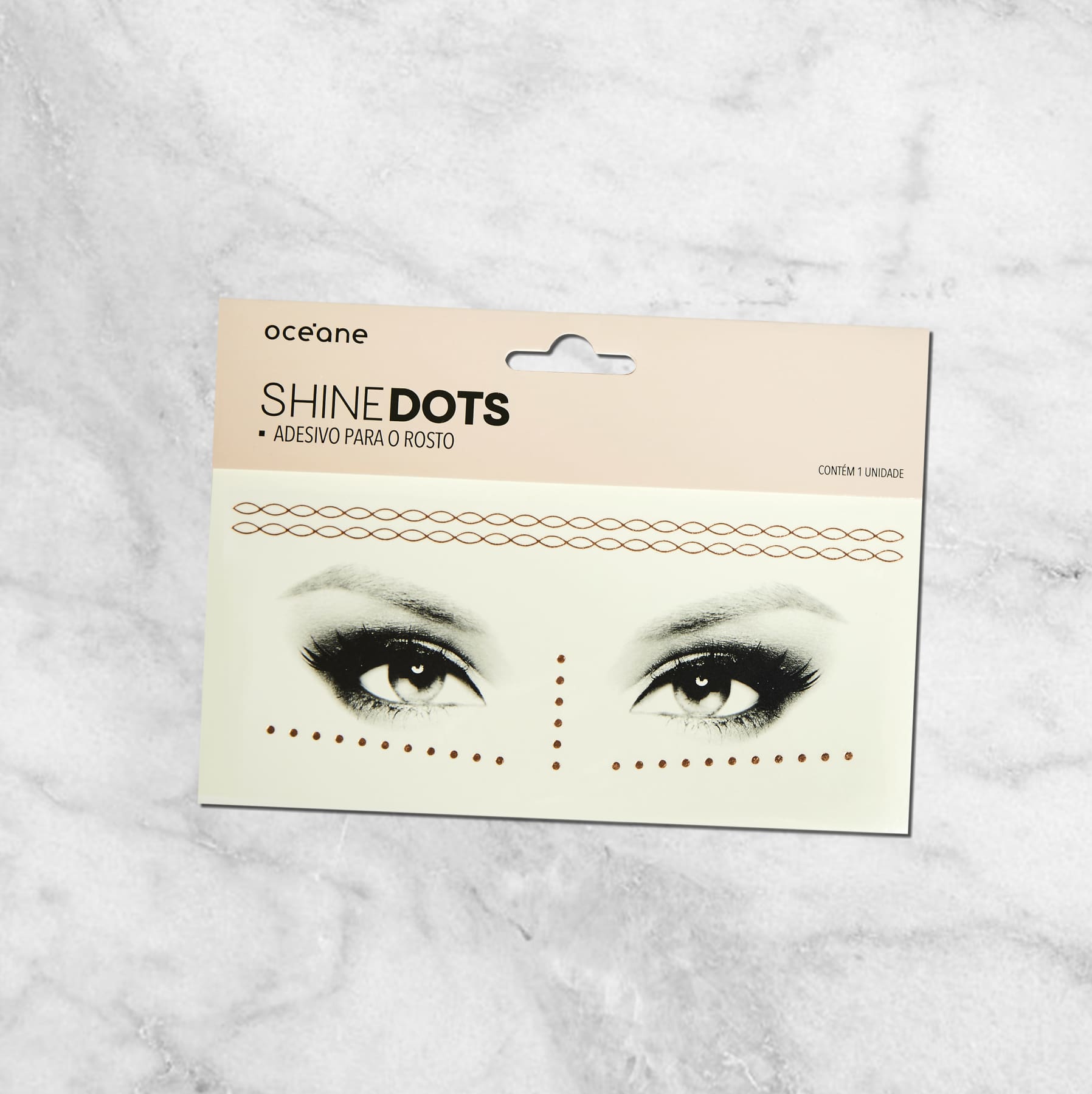 Shine Dots Rose - Adesivos para o rosto SD5
