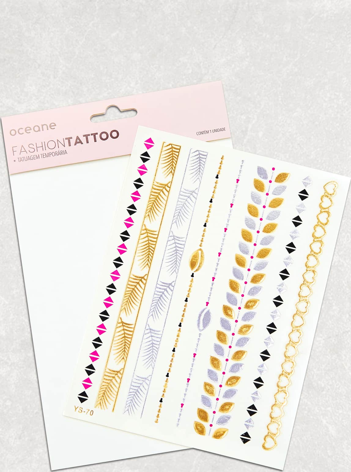 Fashion Tattoo - Tatuagem temporária FT8