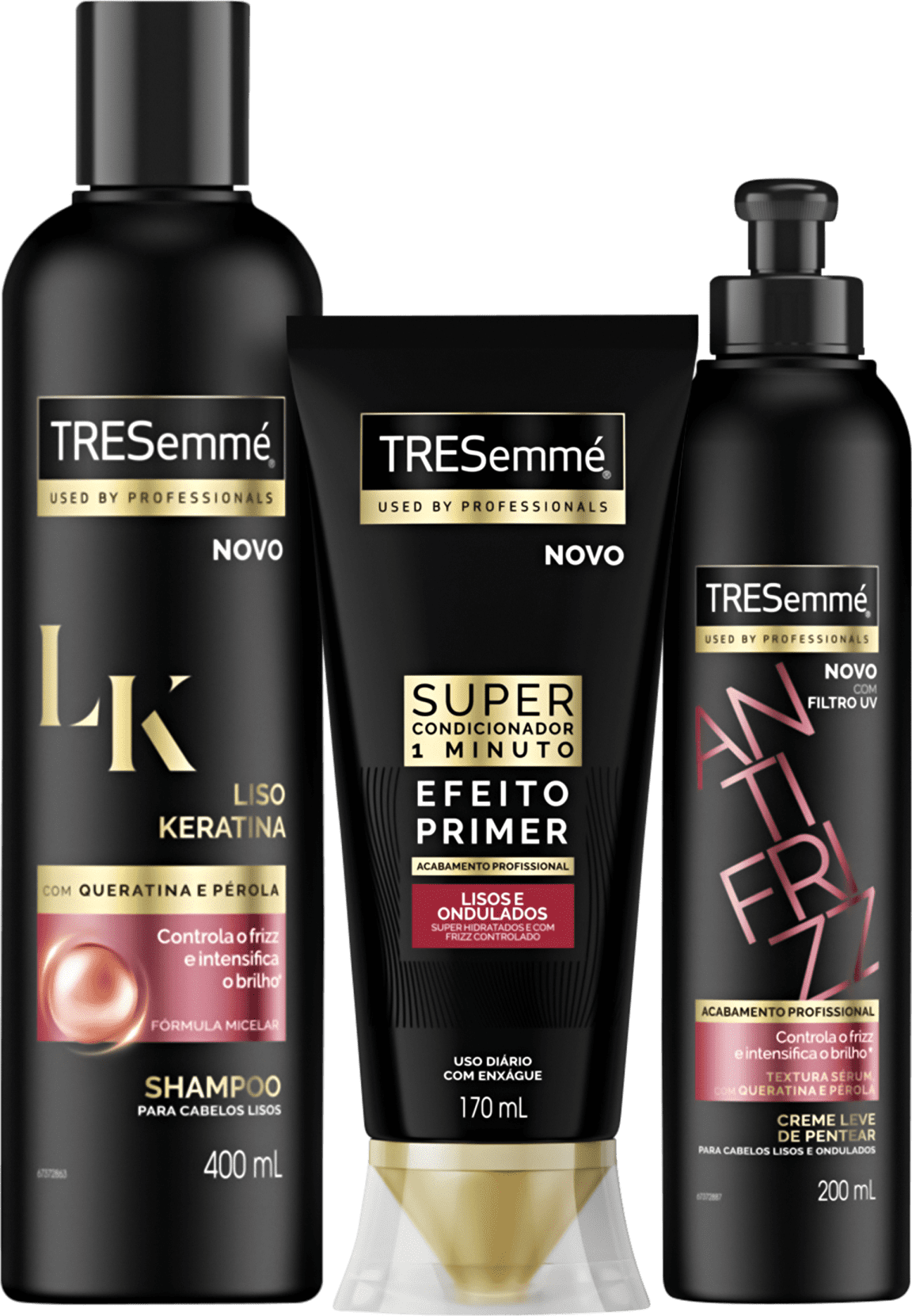 Kit TRESemmé Liso Keratina Super Lisa (3 Produtos)