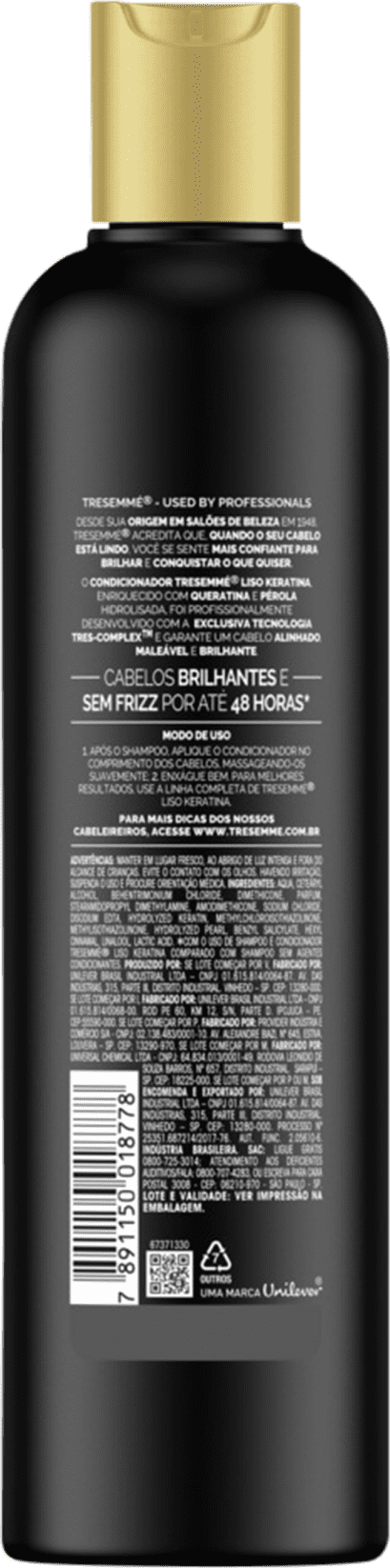 Condicionador TRESemmé Liso Keratina 400ml