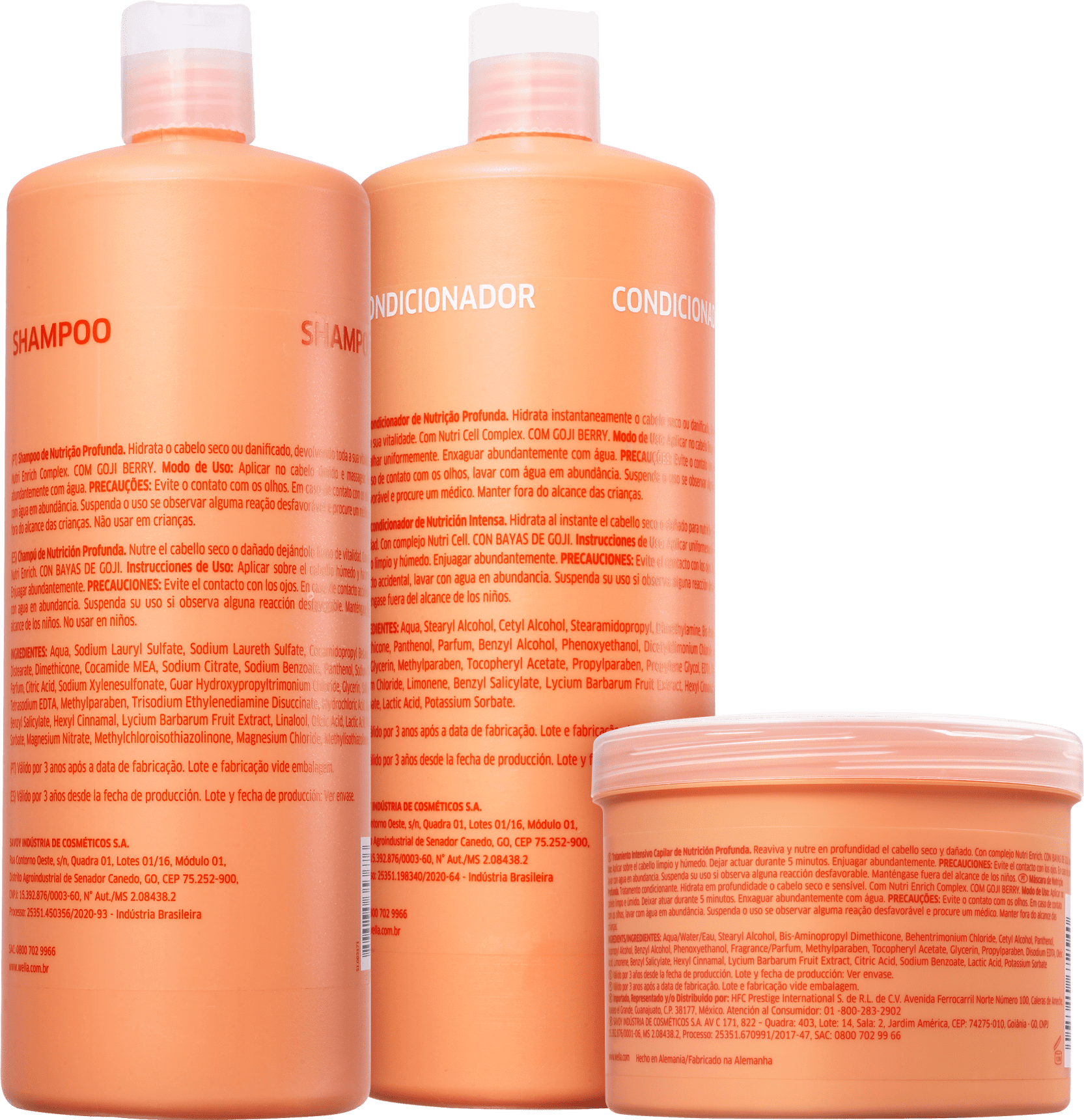 Kit Wella Professionals Invigo Nutri-Enrich Salon Trio (3 Produtos)