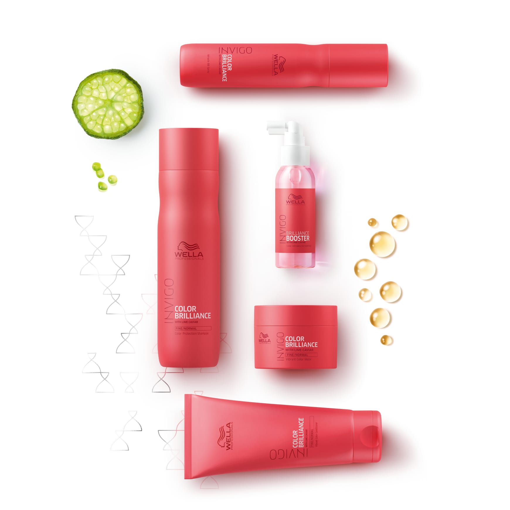 Kit Wella Professionals Invigo Color Brilliance Salon Trio (3 Produtos)