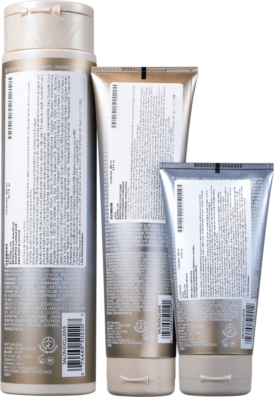 Kit Joico Blonde Life Brightening Trio Beautybox