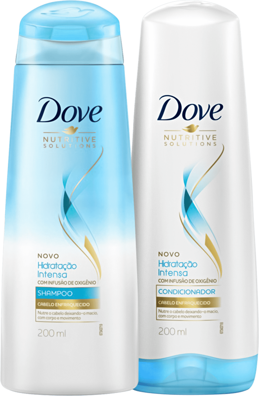 Kit Dove Hidratação Intensa com Infusão de Oxigênio Home Care (2 Produtos)