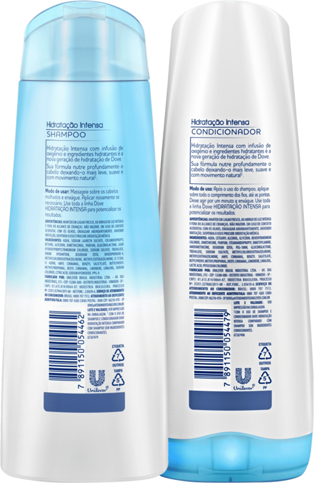 Kit Dove Hidratação Intensa com Infusão de Oxigênio Home Care (2 Produtos)