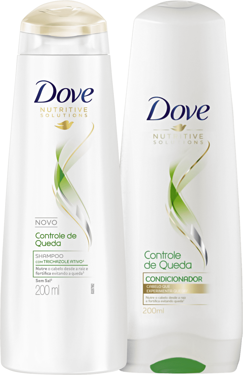 Kit Dove Controle de Queda Home Care (2 Produtos)
