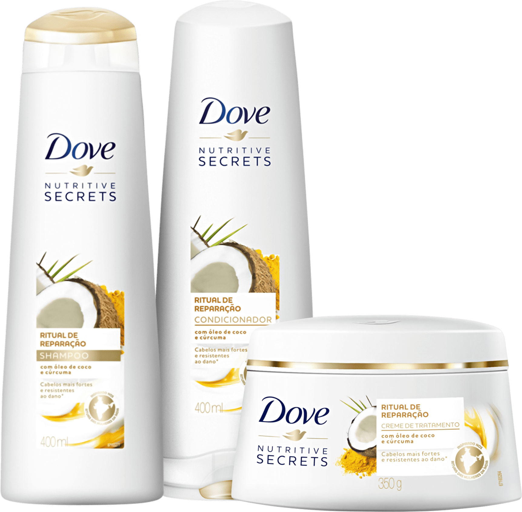 Kit Dove Ritual de Reparação Trio (3 Produtos)