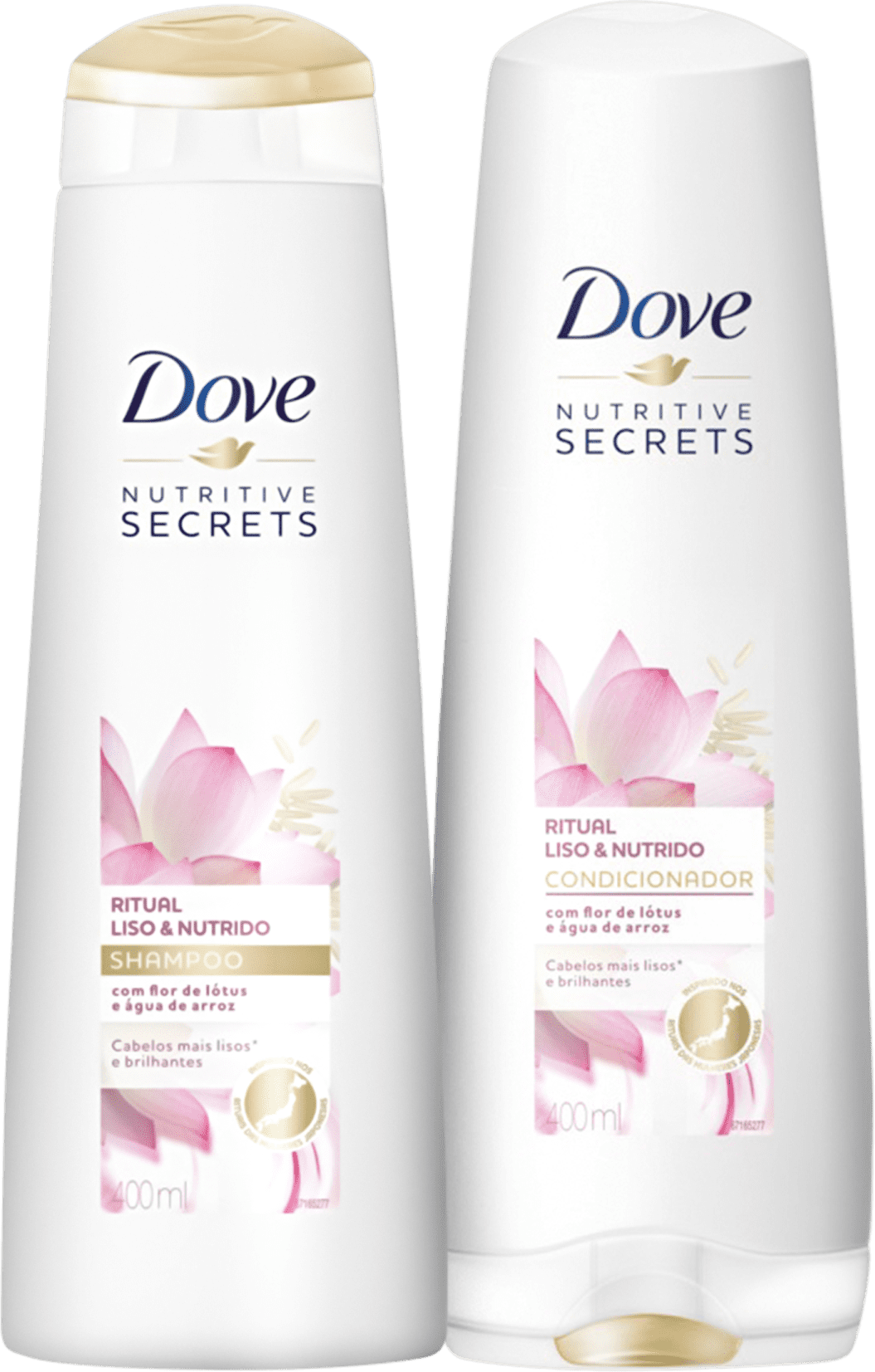 Kit Dove Ritual Liso e Nutrido Duo (2 Produtos)