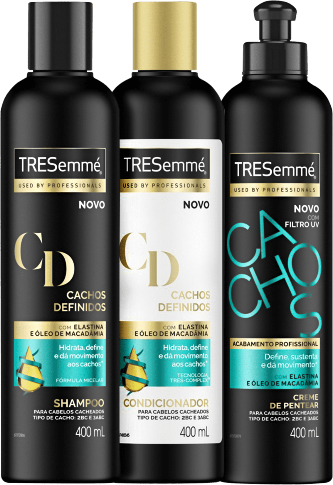 Kit TRESemmé Cachos Definidos Cachos definidos Trio (3 Produtos)