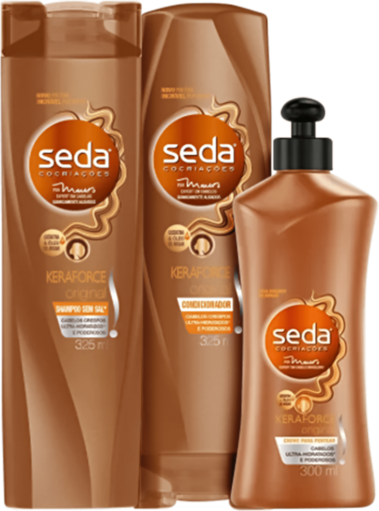 Kit Seda Keraforce Original Trio (3 Produtos)