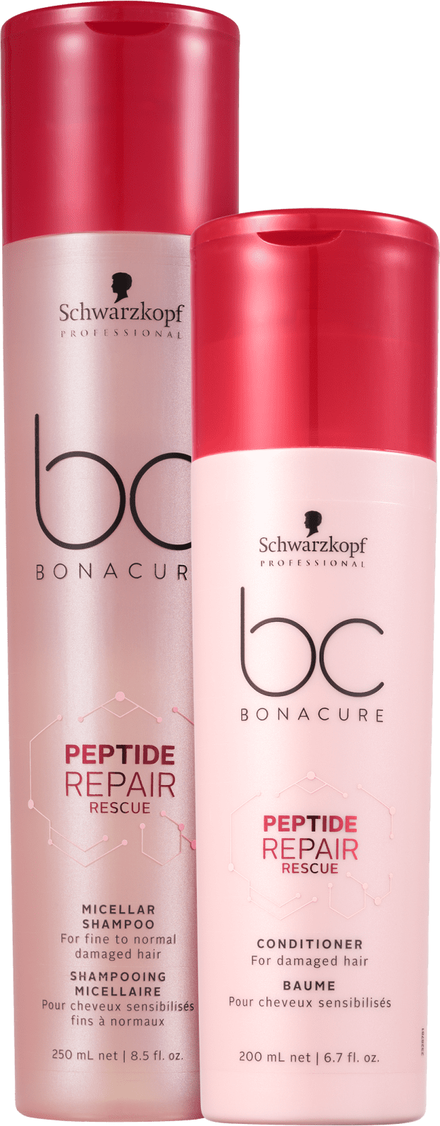 Kit Schwarzkopf Professional BC Bonacure Peptide Repair Rescue Duo (2 Produtos)