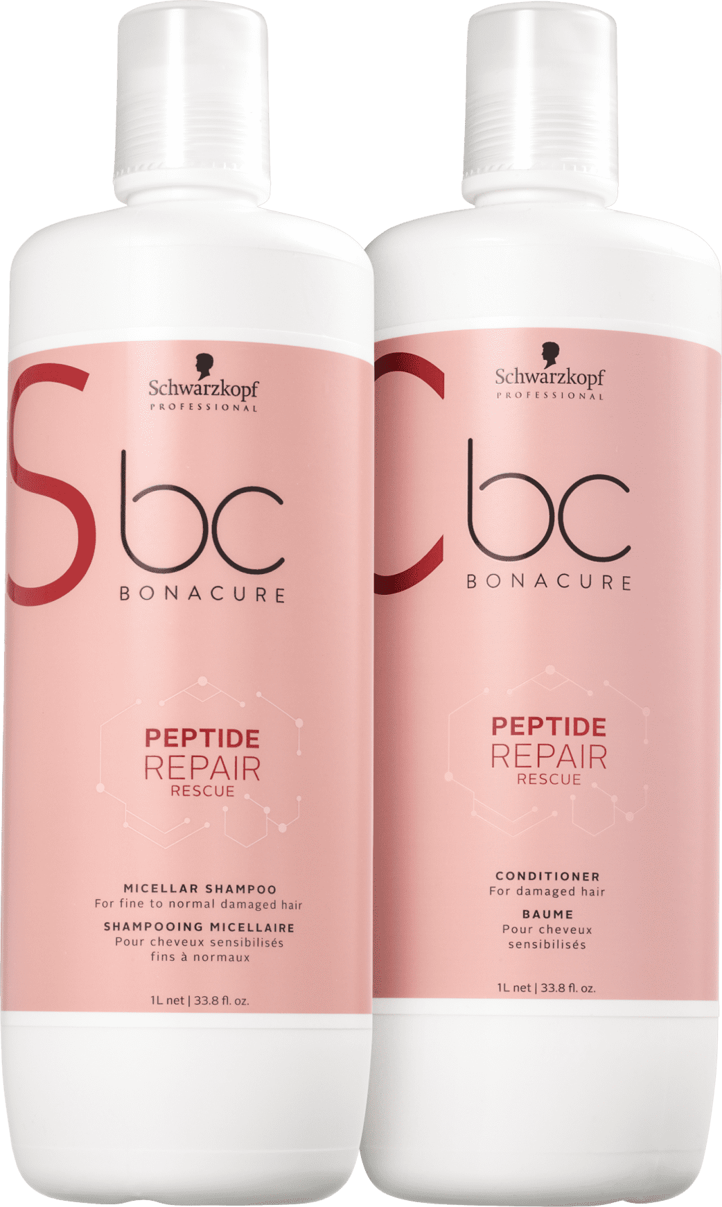 Kit Schwarzkopf Professional BC Bonacure Peptide Repair Rescue Salon Duo (2 Produtos)