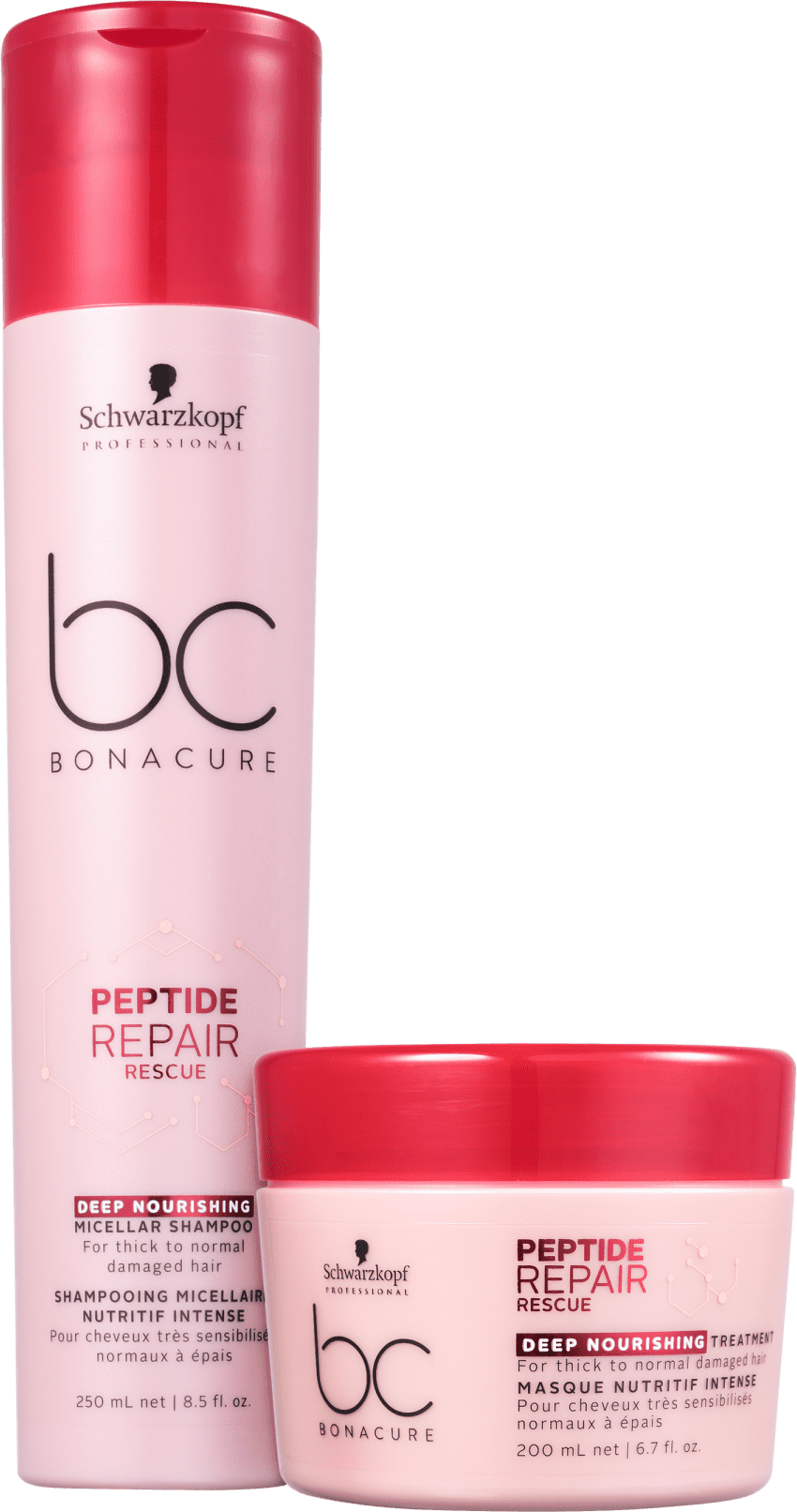 Kit Schwarzkopf Professional BC Bonacure Peptide Repair Rescue Deep Nourish Duo (2 Produtos)