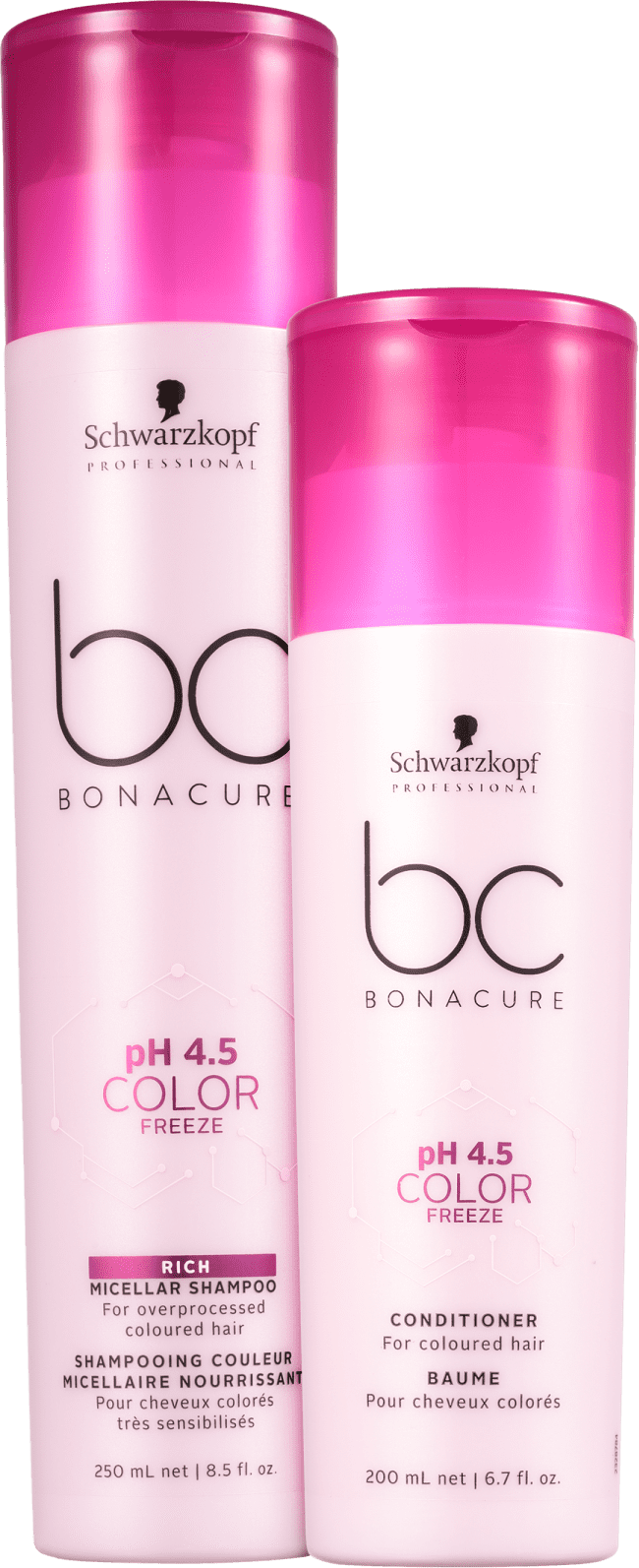 Kit Schwarzkopf Professional BC Bonacure pH 4.5 Color Freeze Home Care Duo (2 Produtos)
