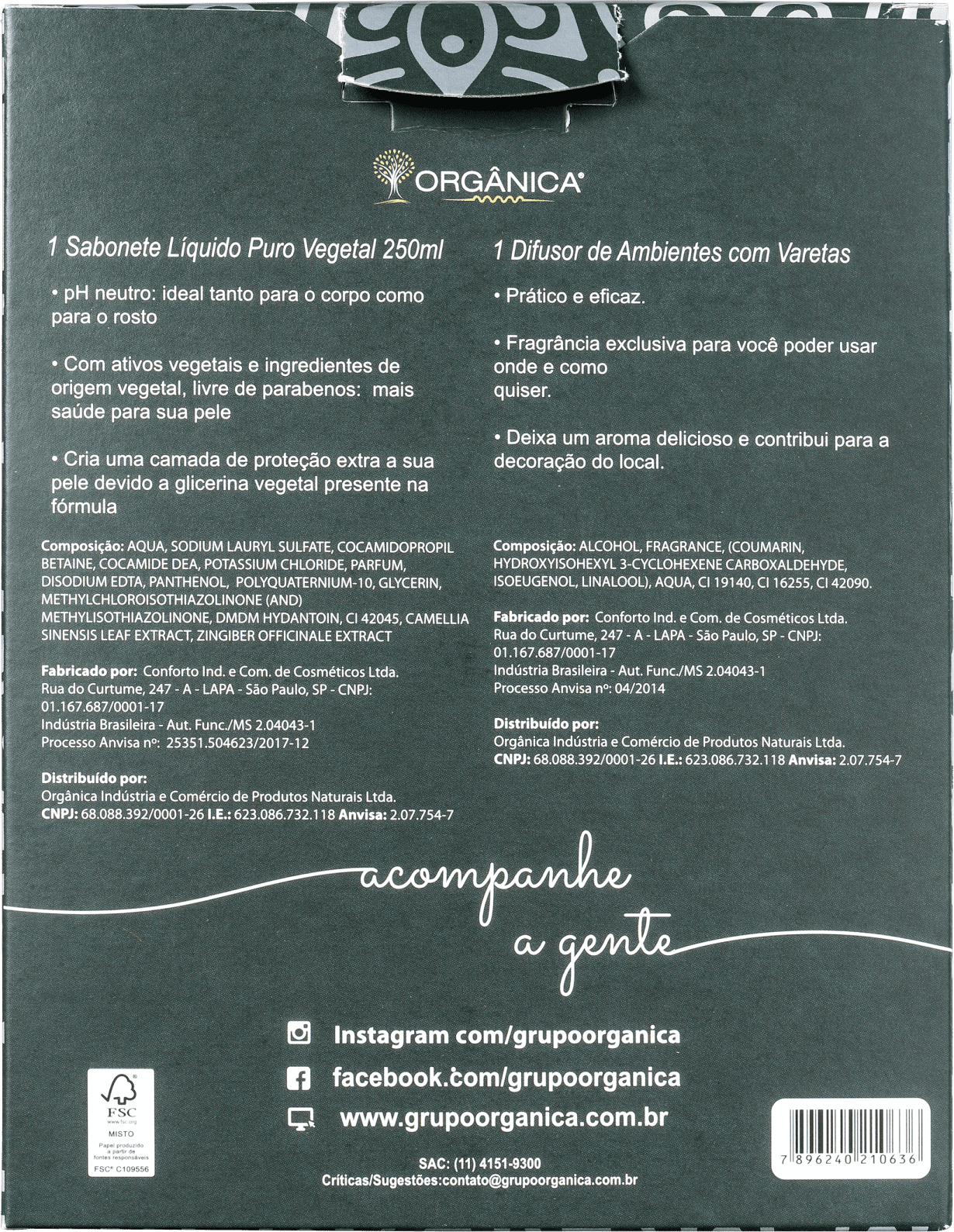 Kit Orgânica Home (2 Produtos)