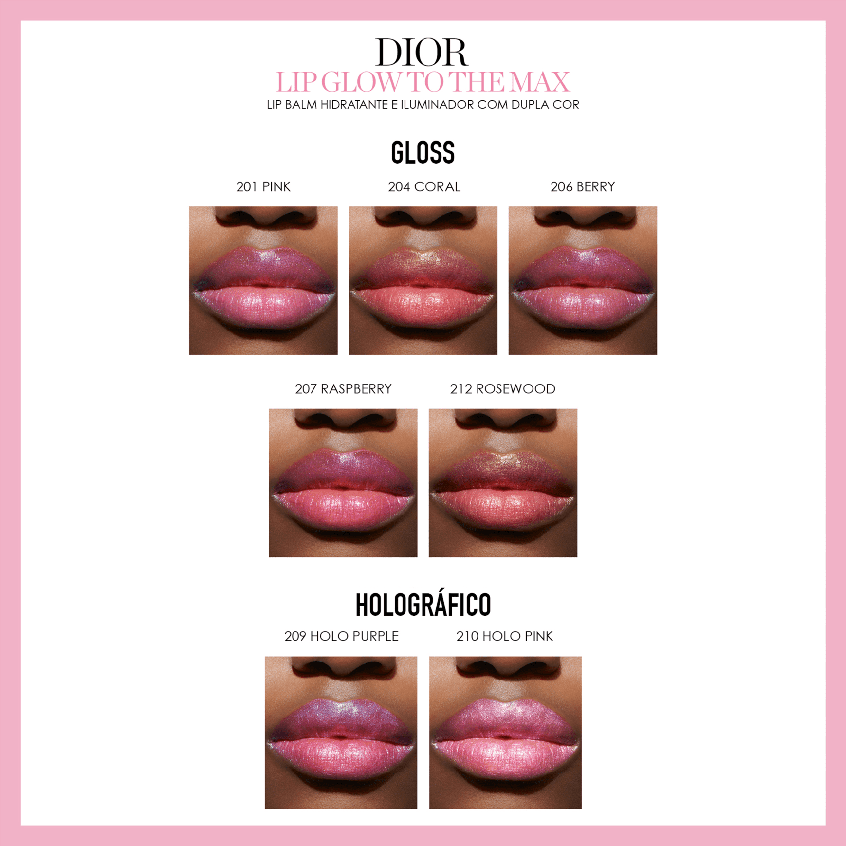 Dior Lip Glow To the Max 209 Purple - Bálsamo labial 4g