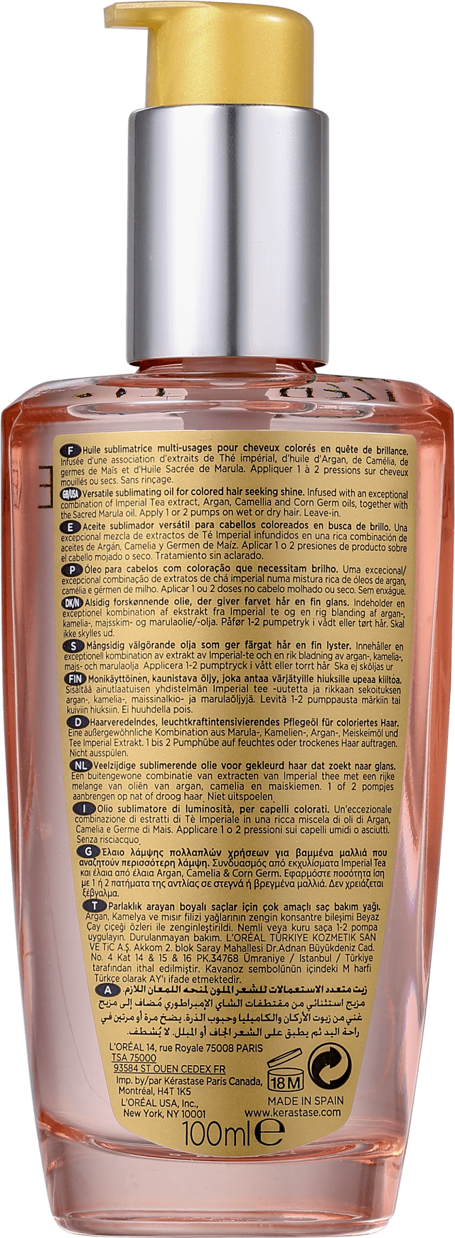 Kérastase Elixir Ultime Rose - Óleo Capilar 100ml