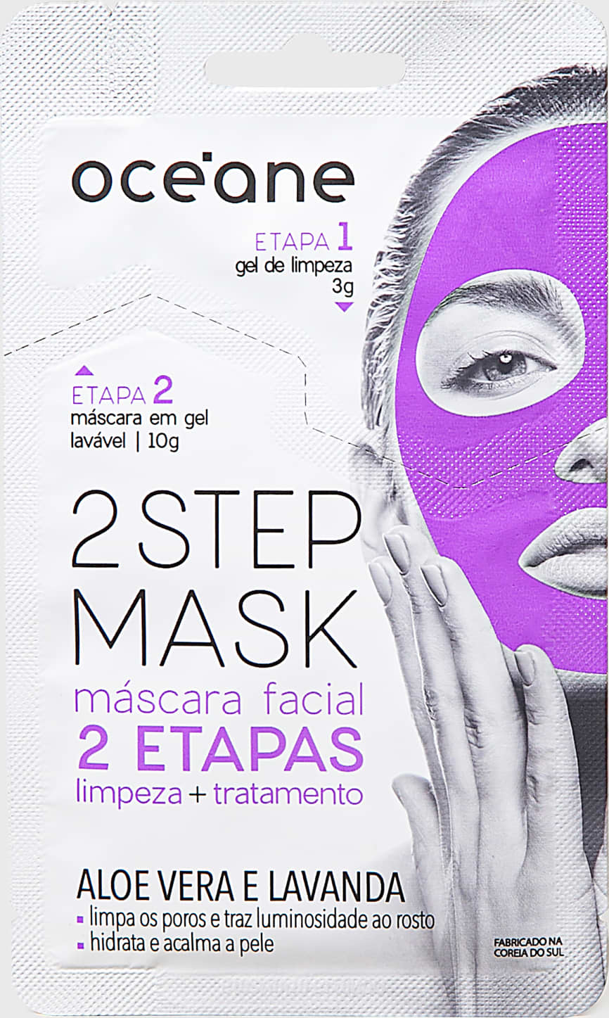 2 Step Mask - Máscara Facial Aloe Vera e Lavanda