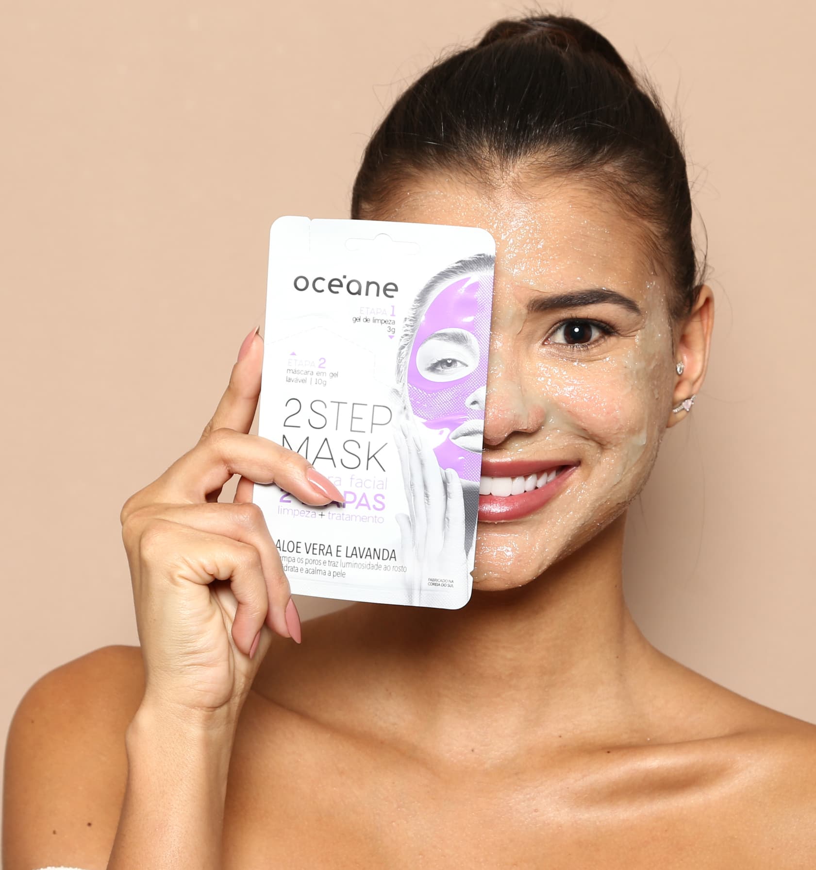 2 Step Mask - Máscara Facial Aloe Vera e Lavanda
