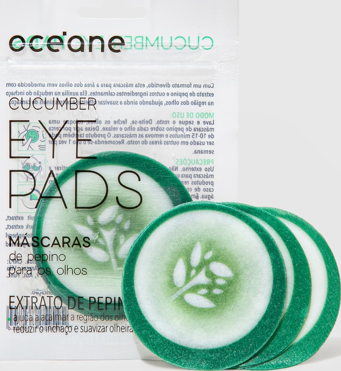 Cucumber Eye Pads - Máscara de Pepino para os Olhos