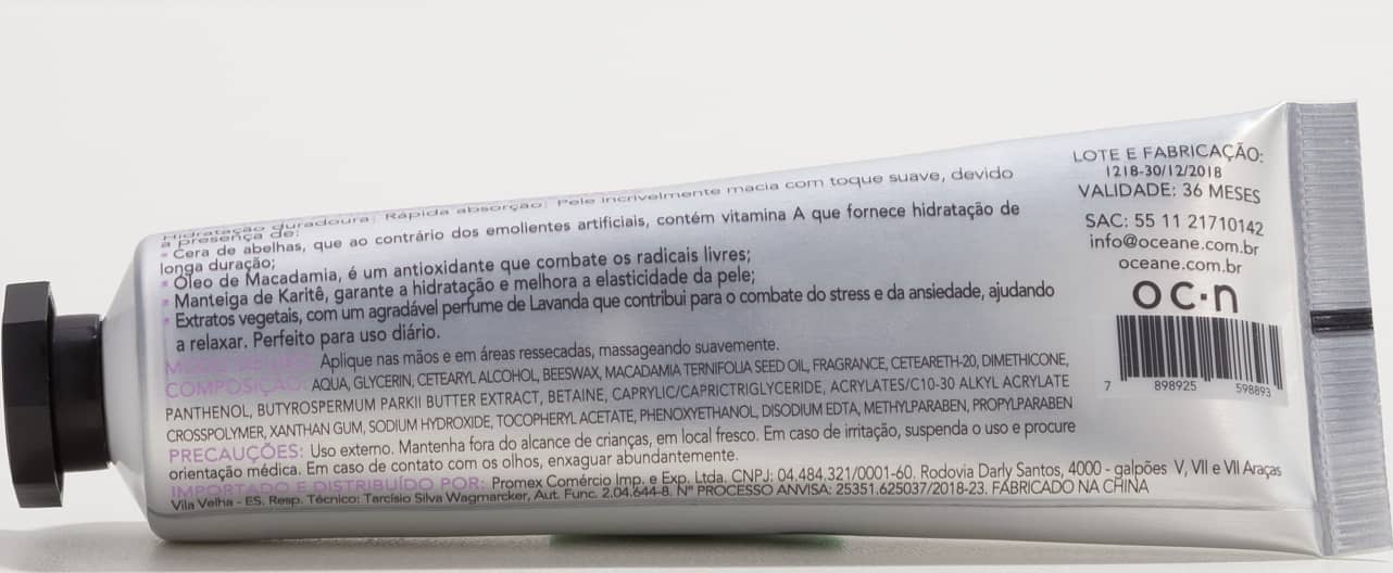 Hand Cream English Lavender 30ml - Creme para as mãos