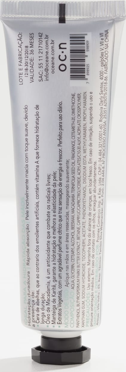 Hand Cream Fresh Citrus 30ml - Creme para as mãos
