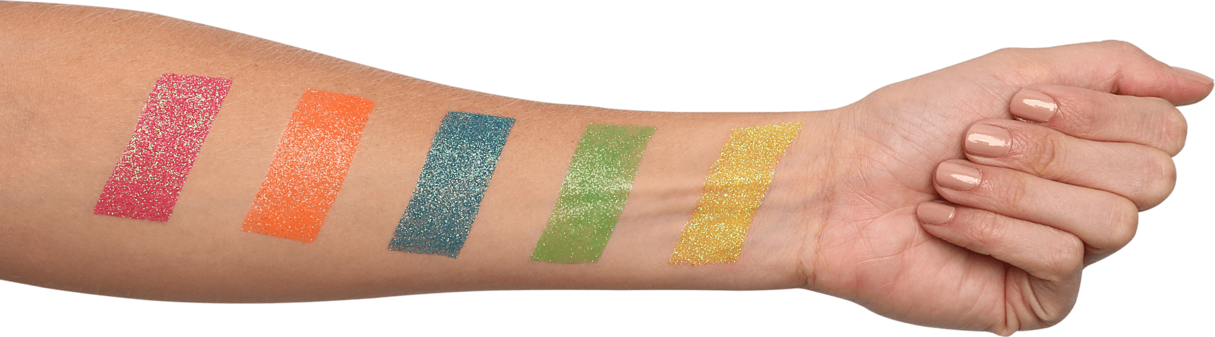 Kit Colormake Glitter em Pó Iridescente (5 Unidades)