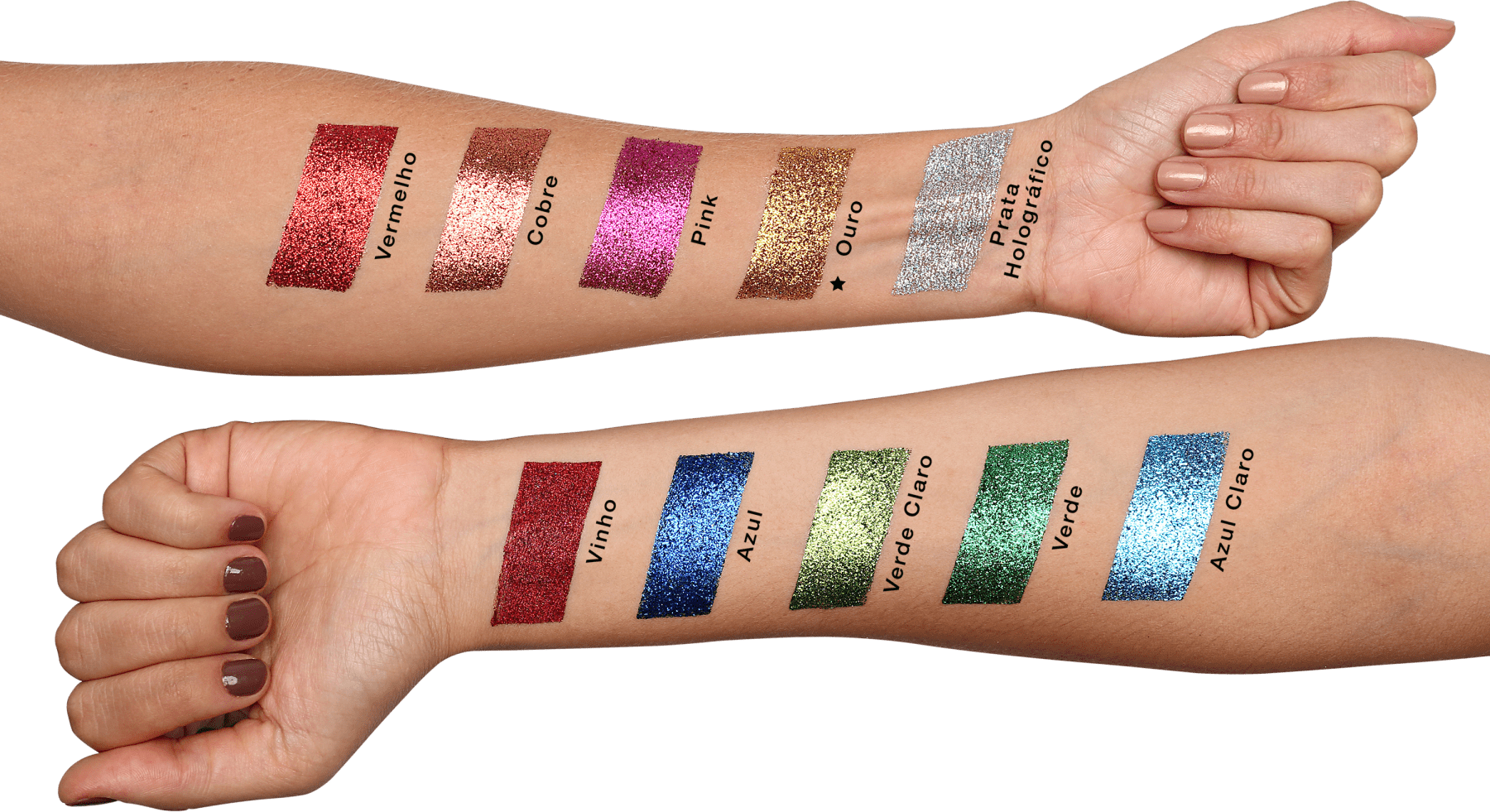 Colormake Pó Pote Ouro - Glitter 4g