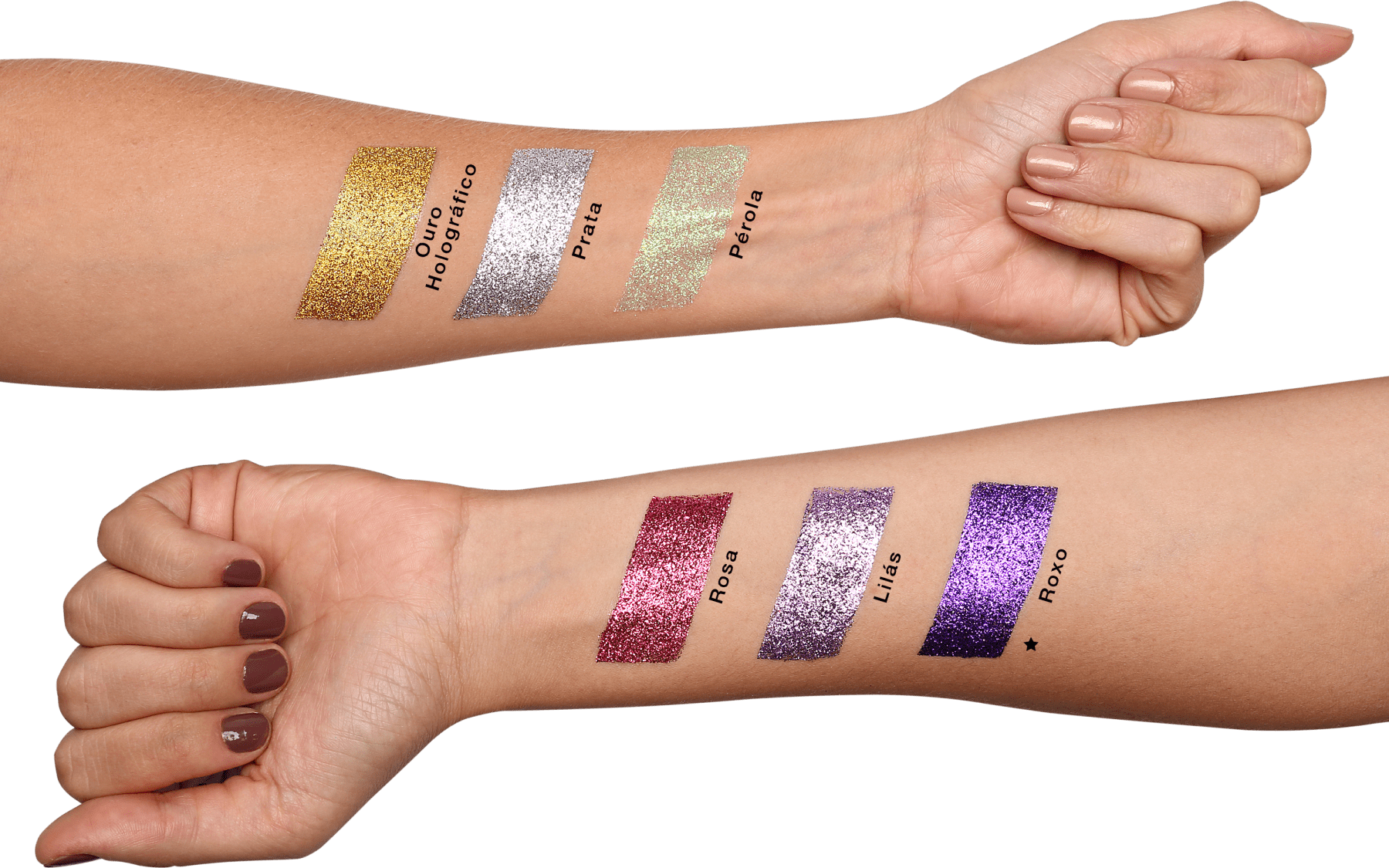 Colormake Pó Pote Roxo - Glitter 4g