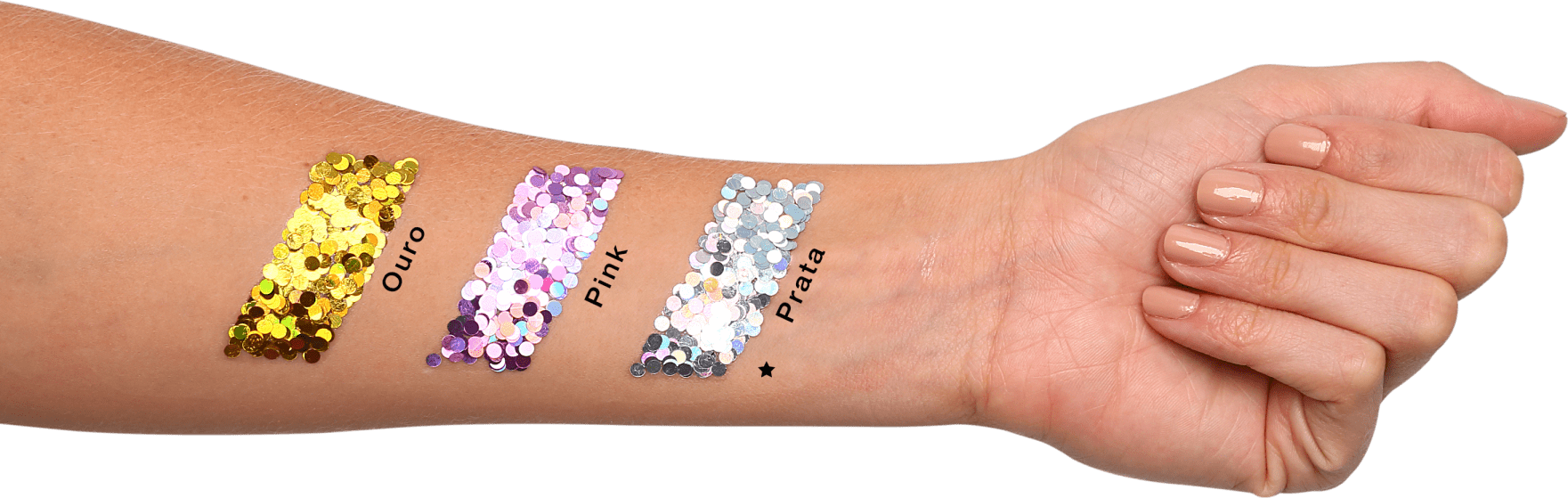 Colormake Shine Formatos Ponto Prata - Glitter 2g