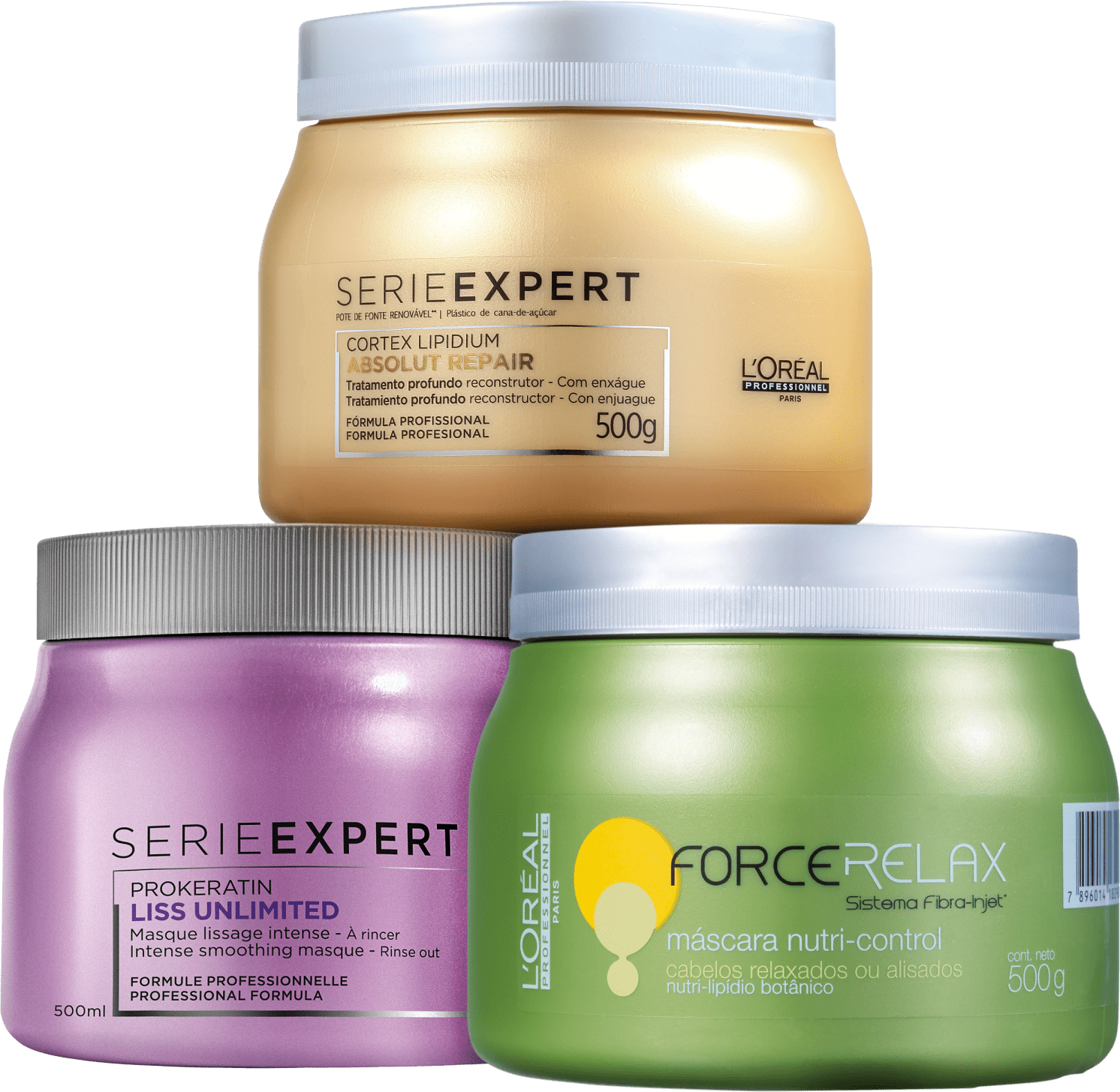 Kit L’Oréal Professionnel Cronograma Capilar Relax (3 Produtos)