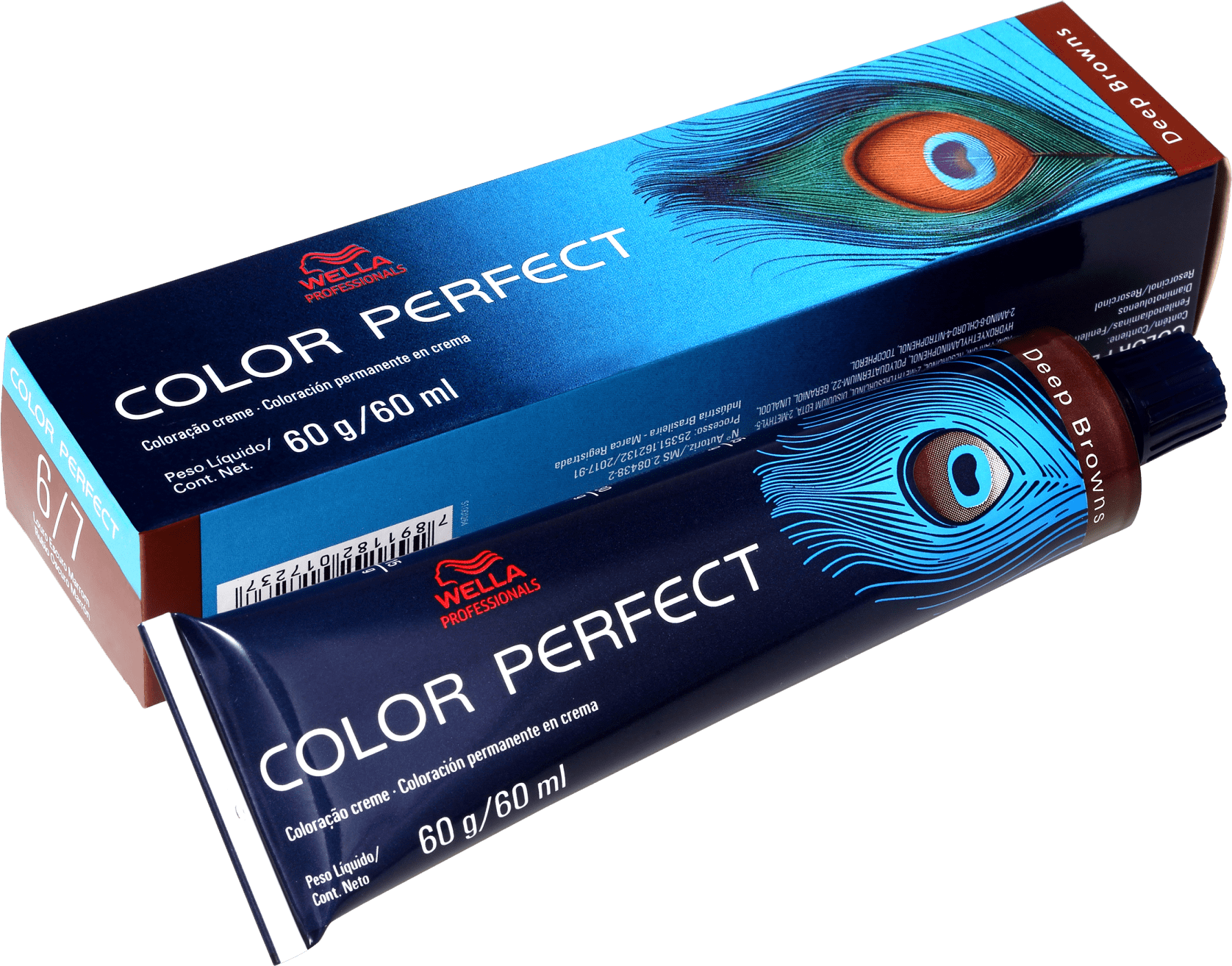 Wella Professionals Color Perfect 6/7 Louro Escuro Marrom - Coloração Permanente 60g