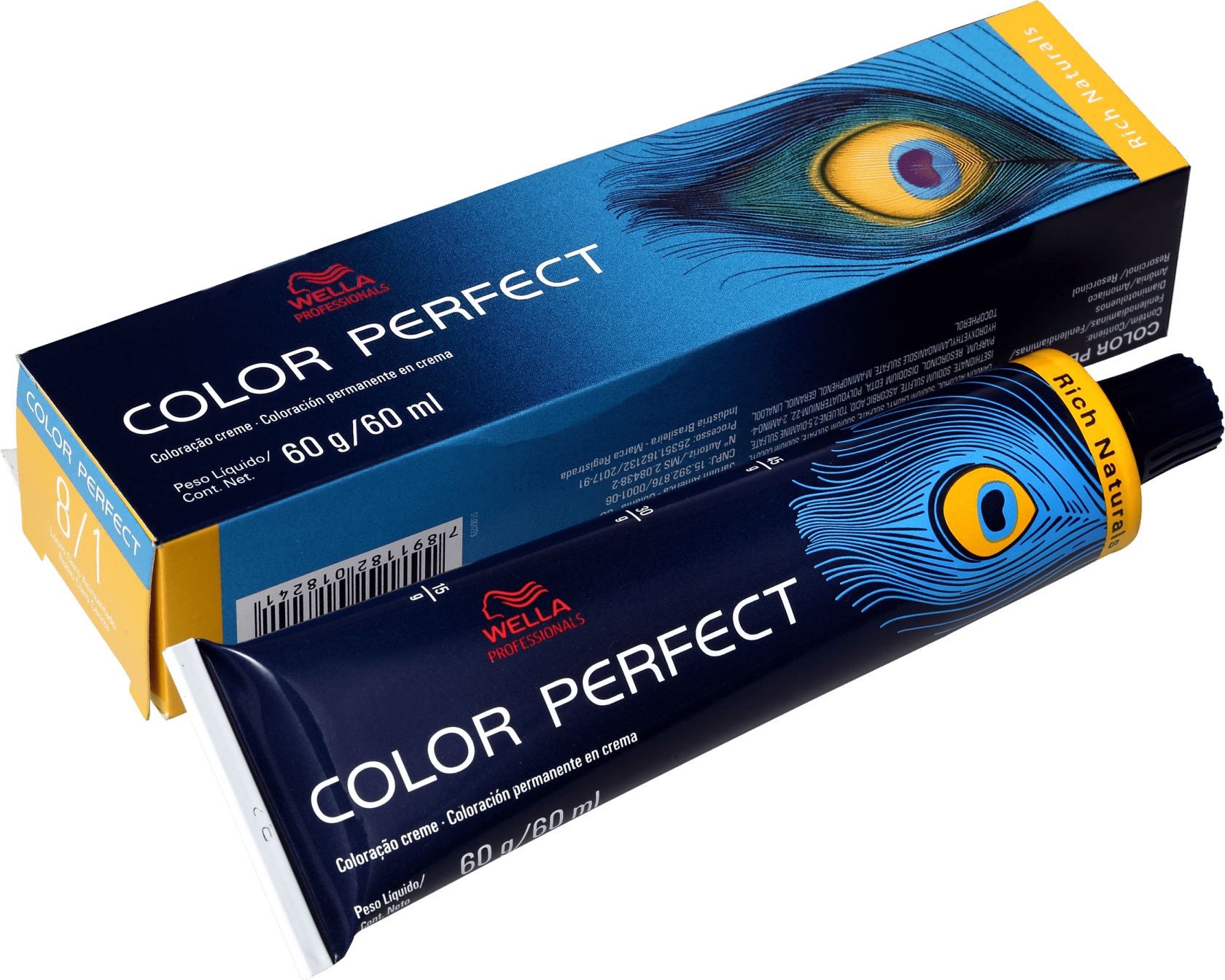 Wella Professionals Color Perfect 8/1 Louro Claro Acinzentado - Coloração Permanente 60g