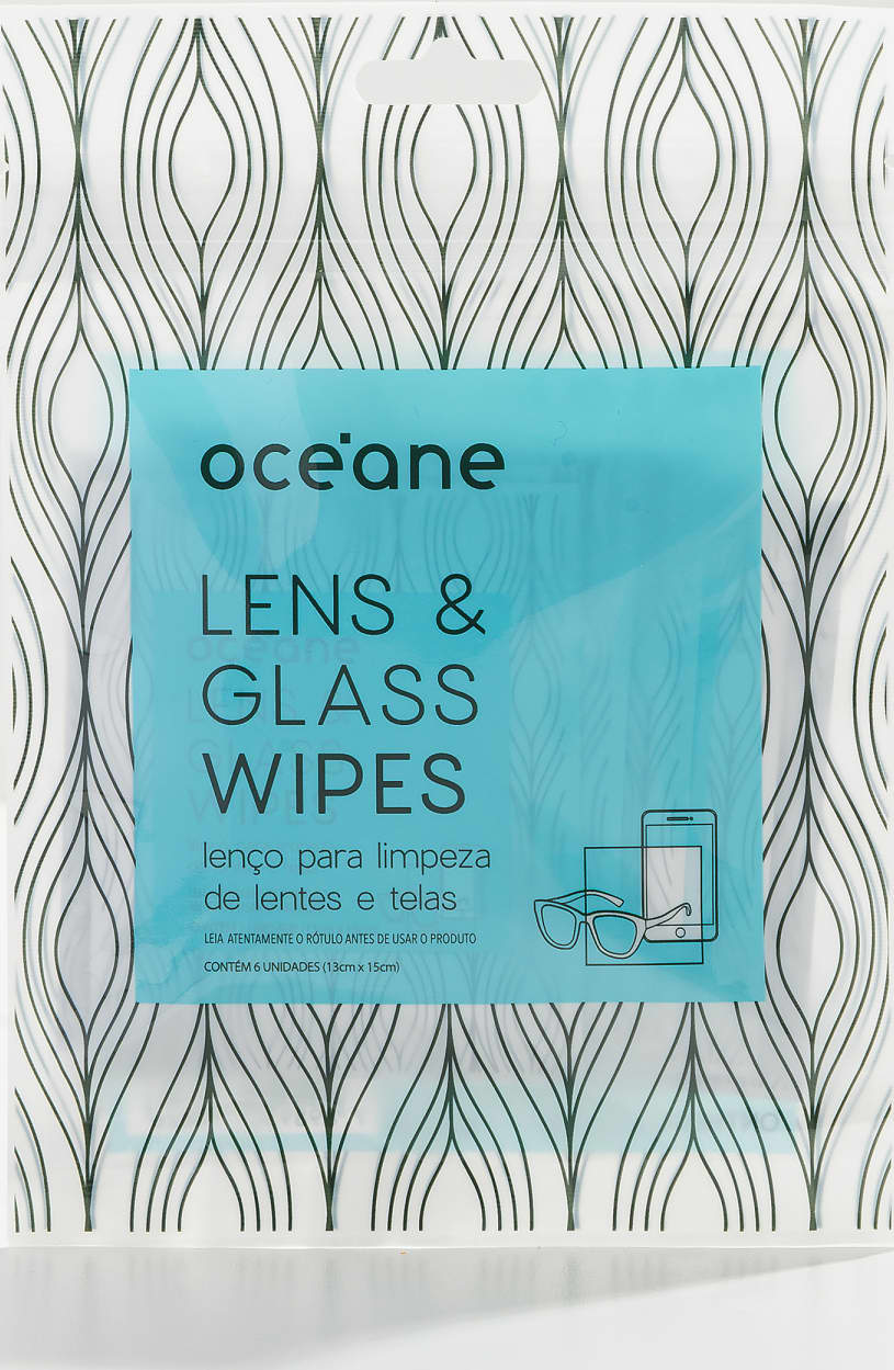 Lens & Glasses Wipes - Lenço para Limpeza de Lentes e Telas 6UN