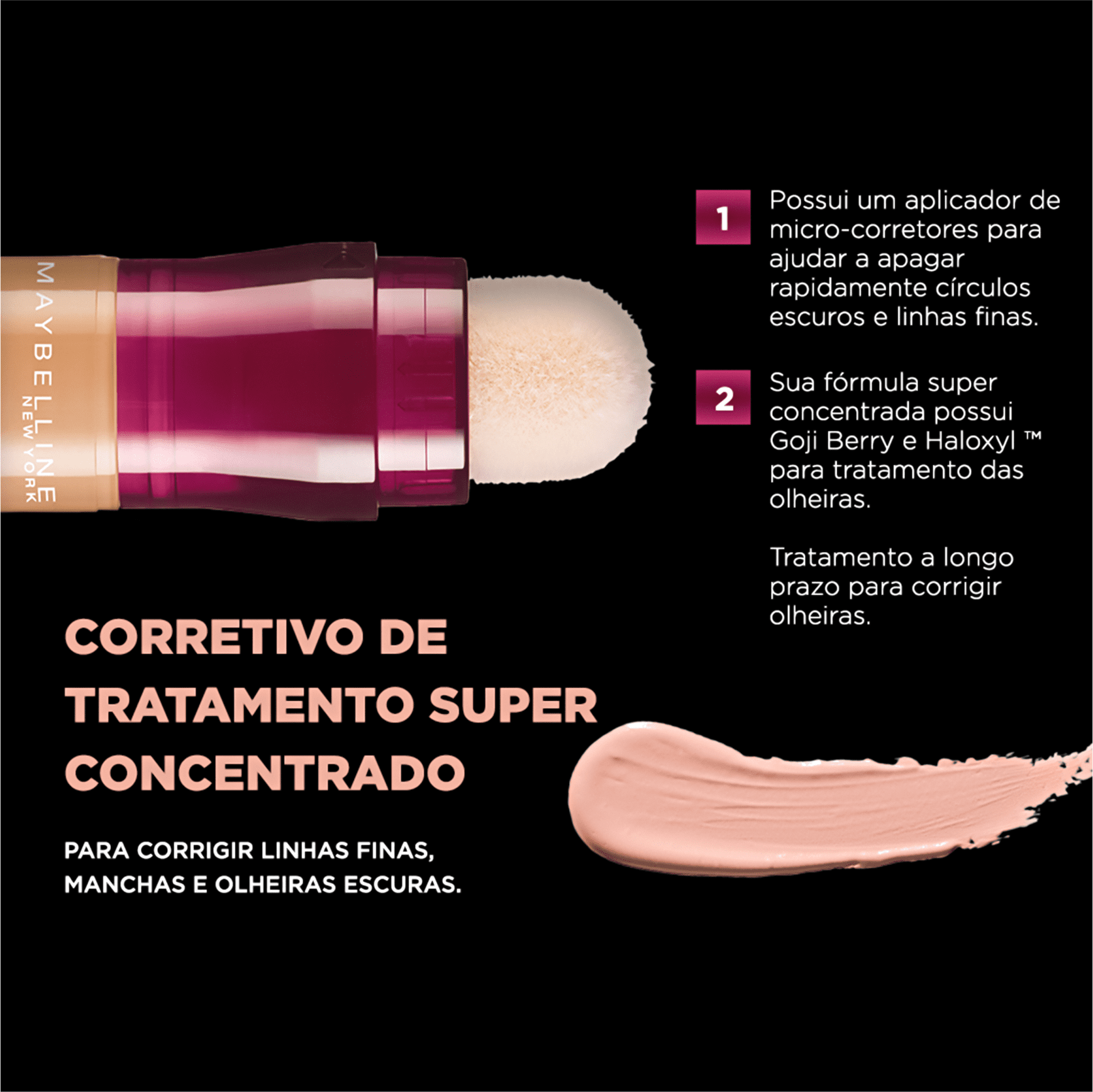 Maybelline Instant Age Rewind Eraser Dark Circles Halzenute - Corretivo Líquido 5,9ml