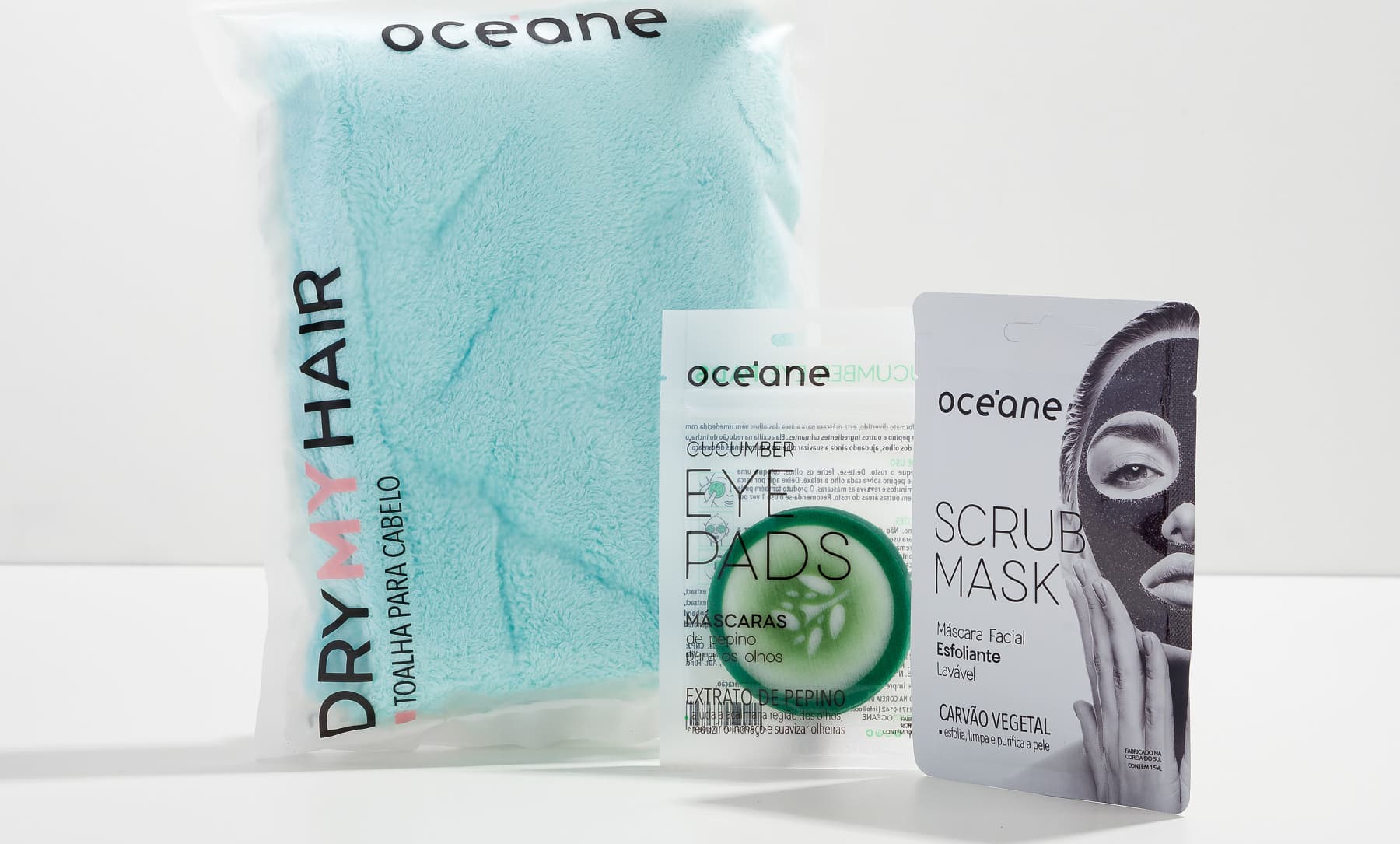 Kit Dry my Hair, Esfoliante e Máscara de Pepino