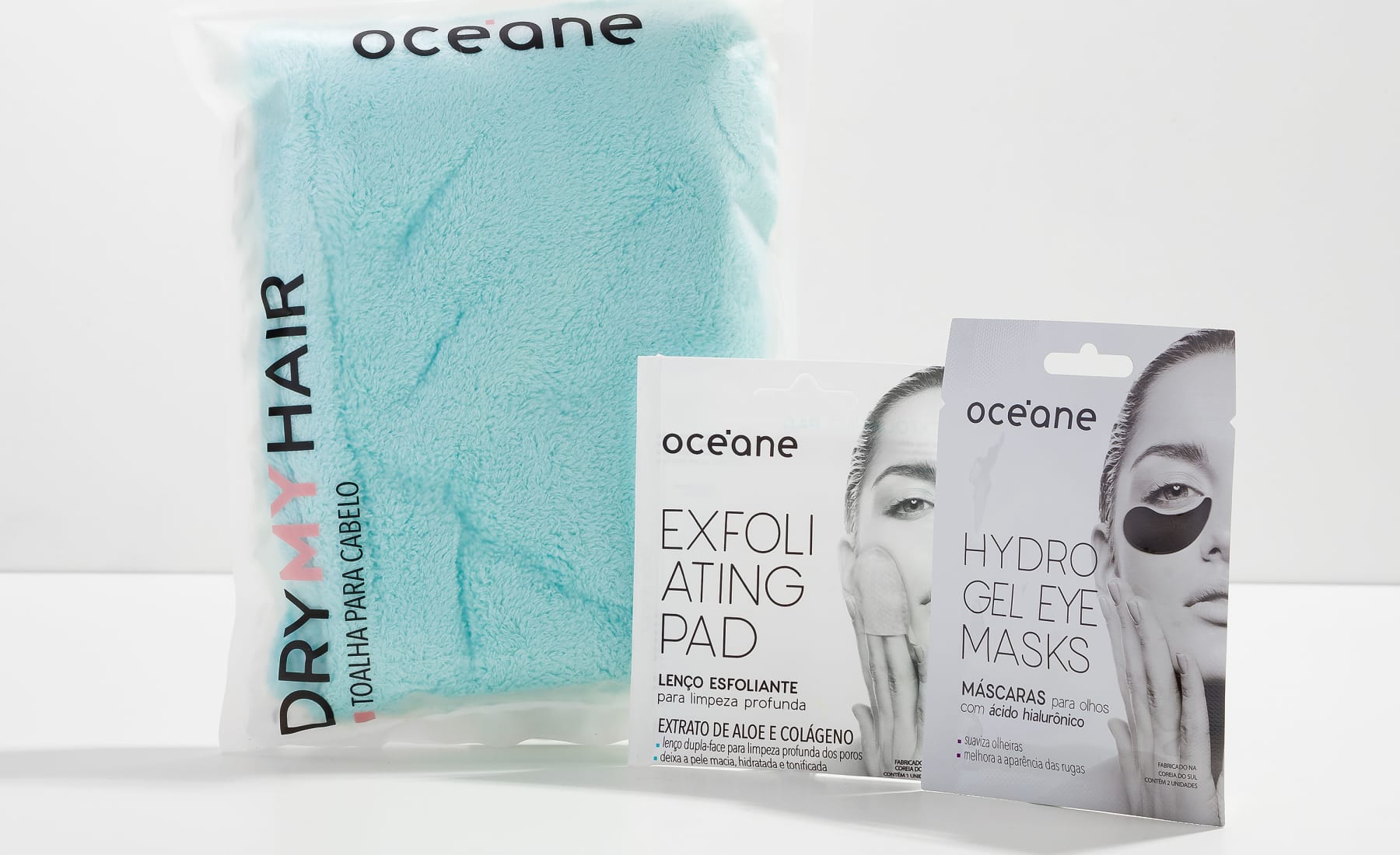 Kit Dry my Hair, Esfoliante e Máscara para os olhos