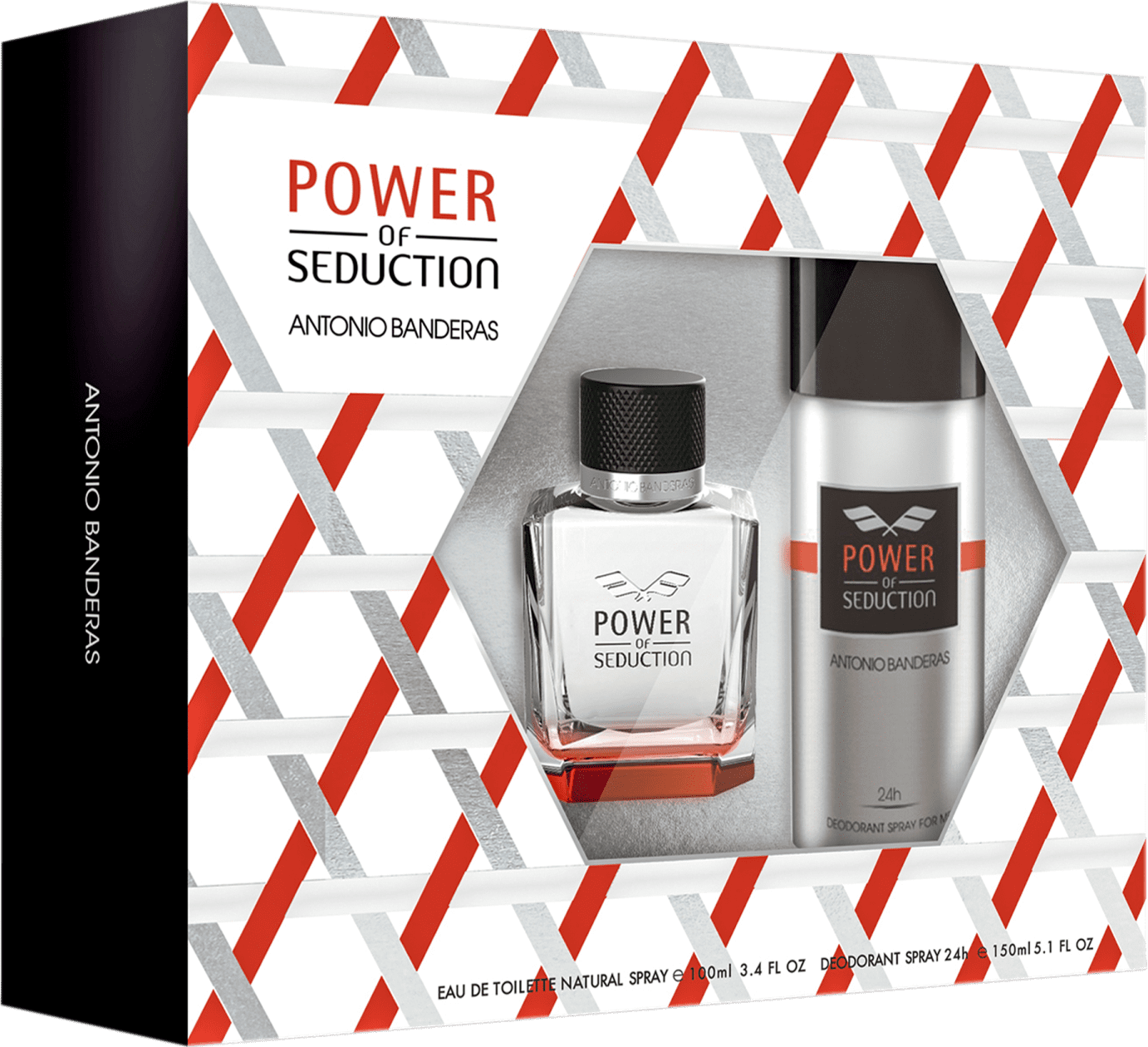Conjunto Power of Seduction Antonio Banderas Masculino - Eau de Toilette 100ml + Desodorante 150ml