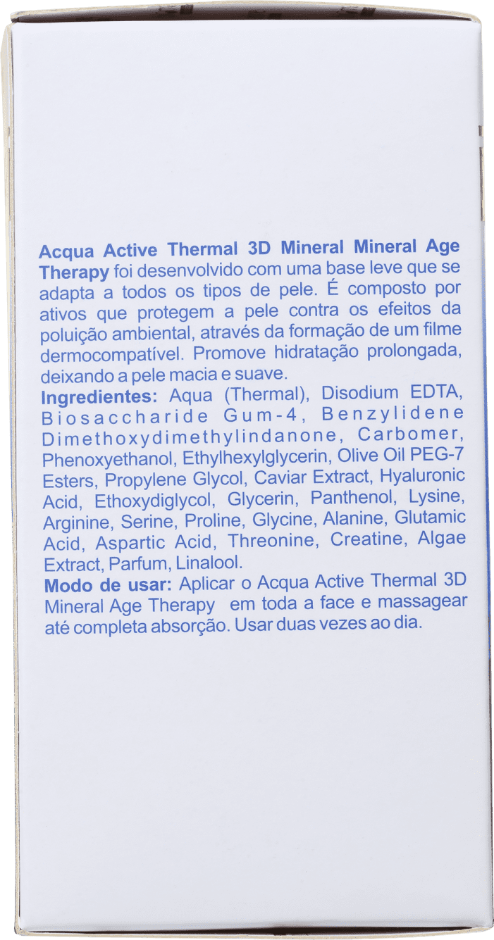 Biomarine Acqua Active Thermal 3D - Hidratante Facial 30g