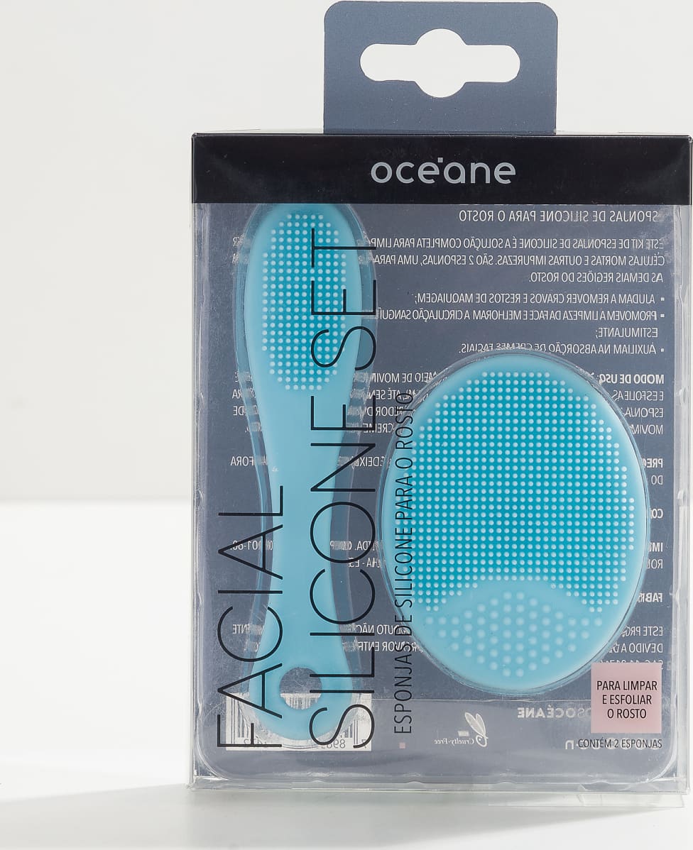 Facial Silicone Set - Esponjas de Silicone para o Rosto